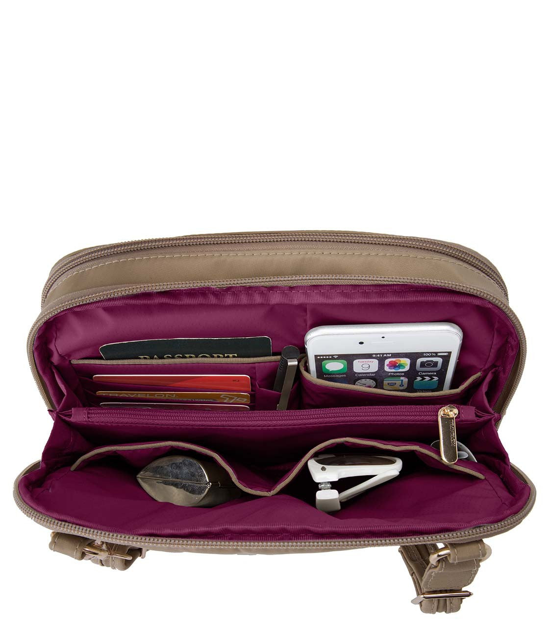 TRAVELONAnti-Theft Tailored E/W Organizer