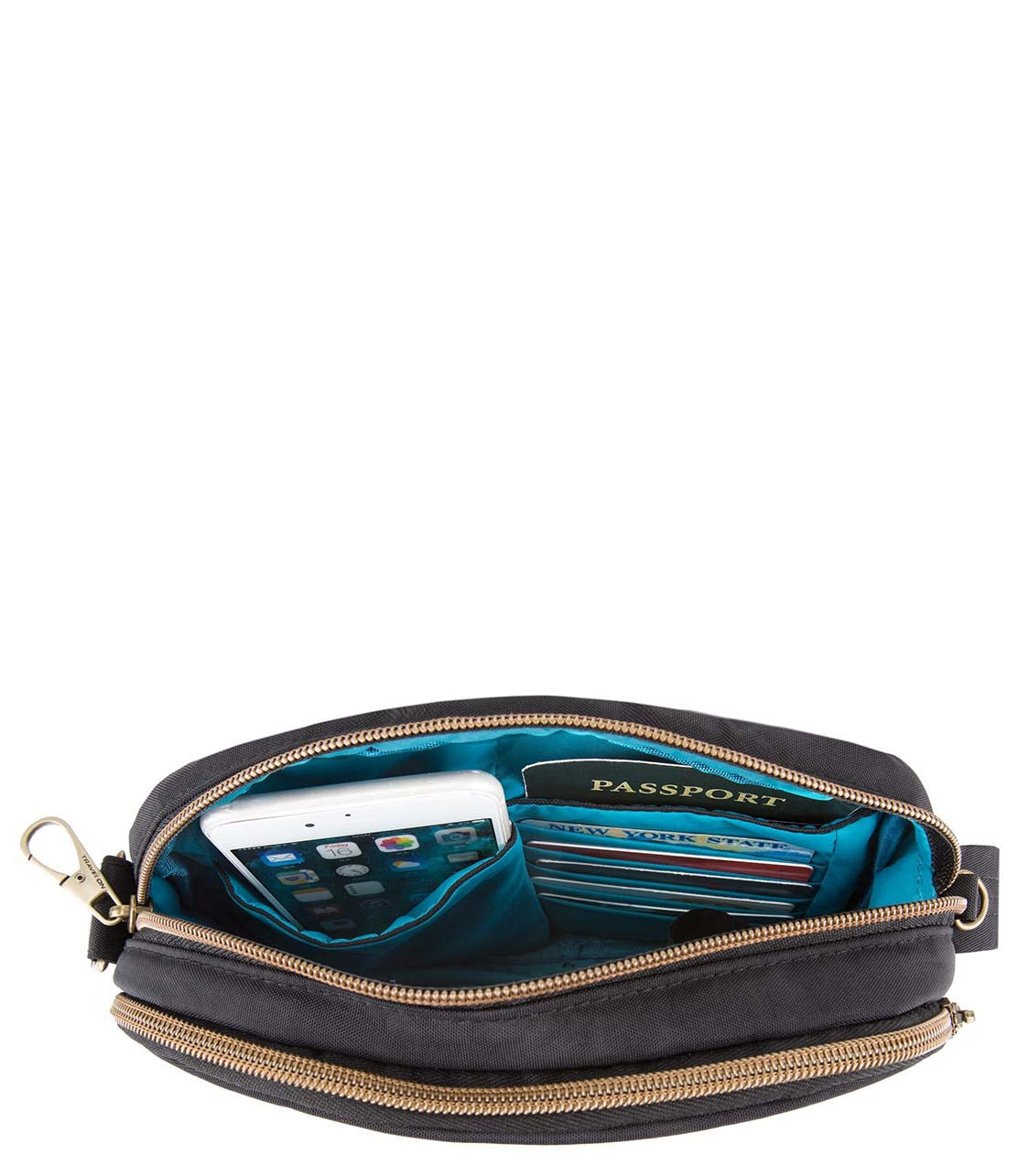 TRAVELONAnti-Theft Signature E/W Shoulder Bag