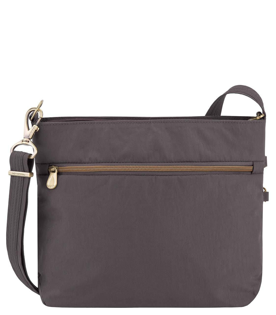 TRAVELONAnti-Theft Signature Double Zip Crossbody Bag