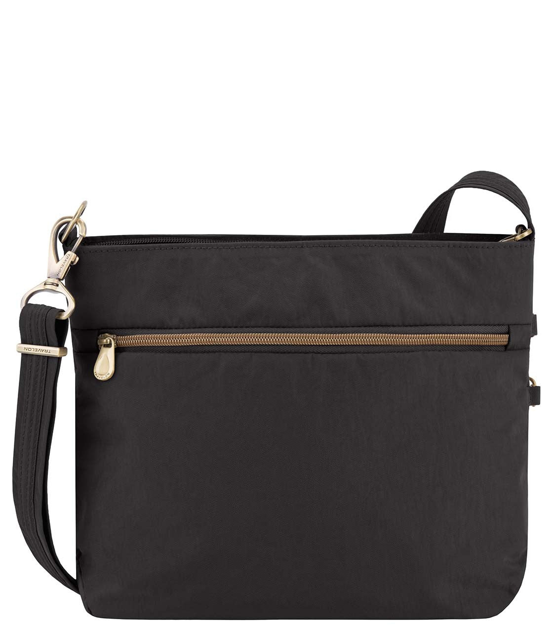 TRAVELONAnti-Theft Signature Double Zip Crossbody Bag