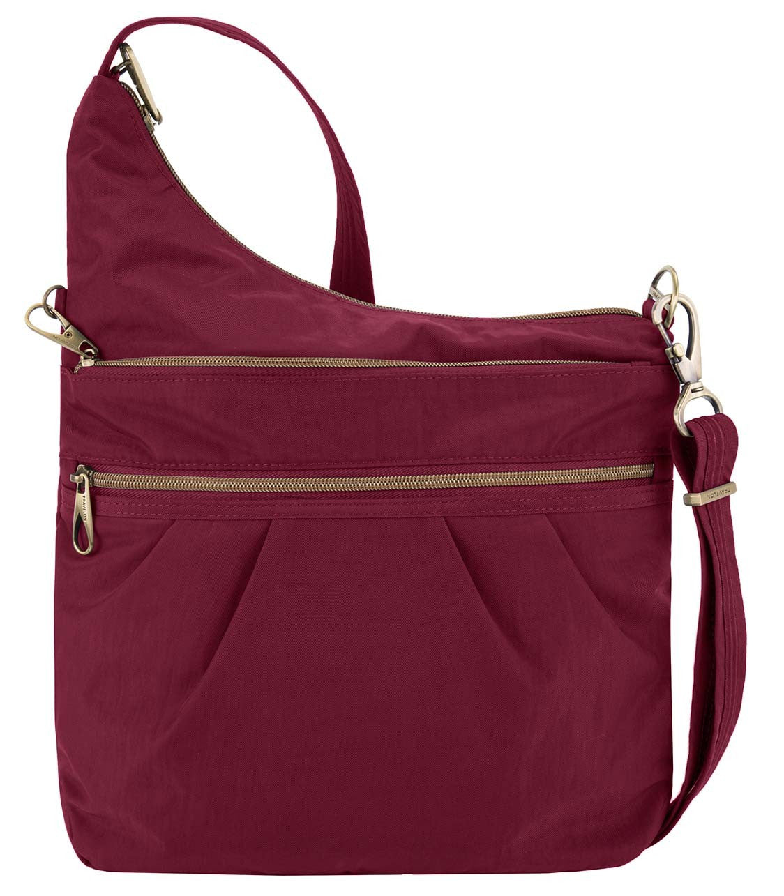 TRAVELONAnti-Theft Signature 3-Compartment Crossbody Bag