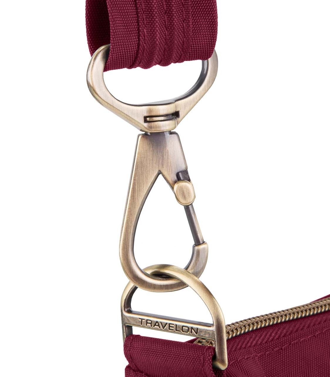 TRAVELONAnti-Theft Signature 3-Compartment Crossbody Bag