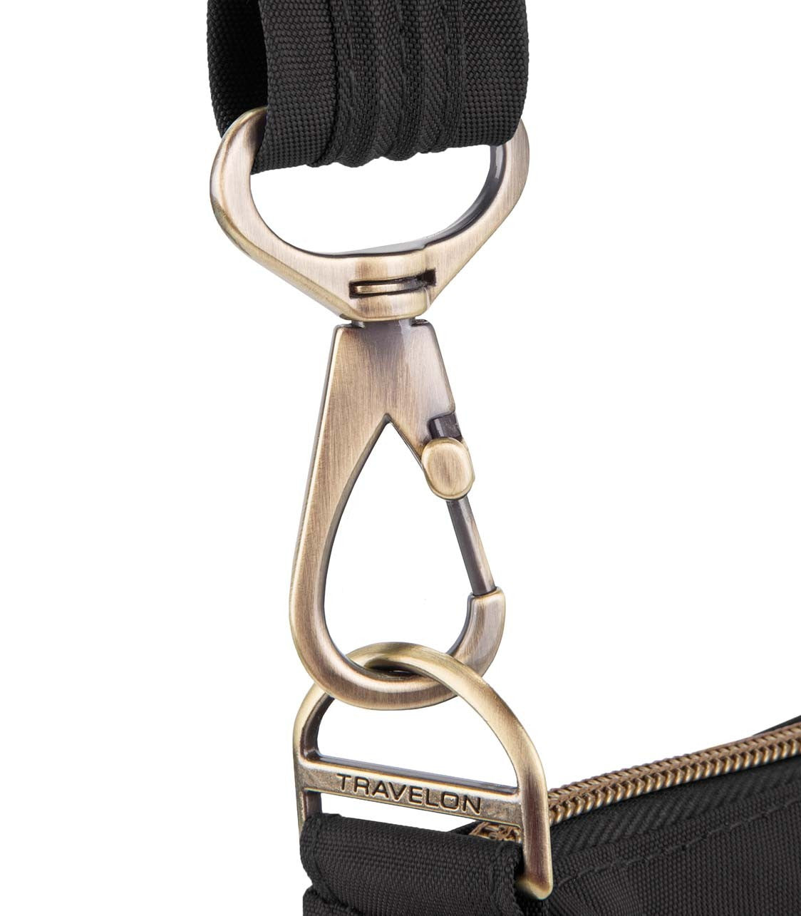TRAVELONAnti-Theft Signature 3-Compartment Crossbody Bag