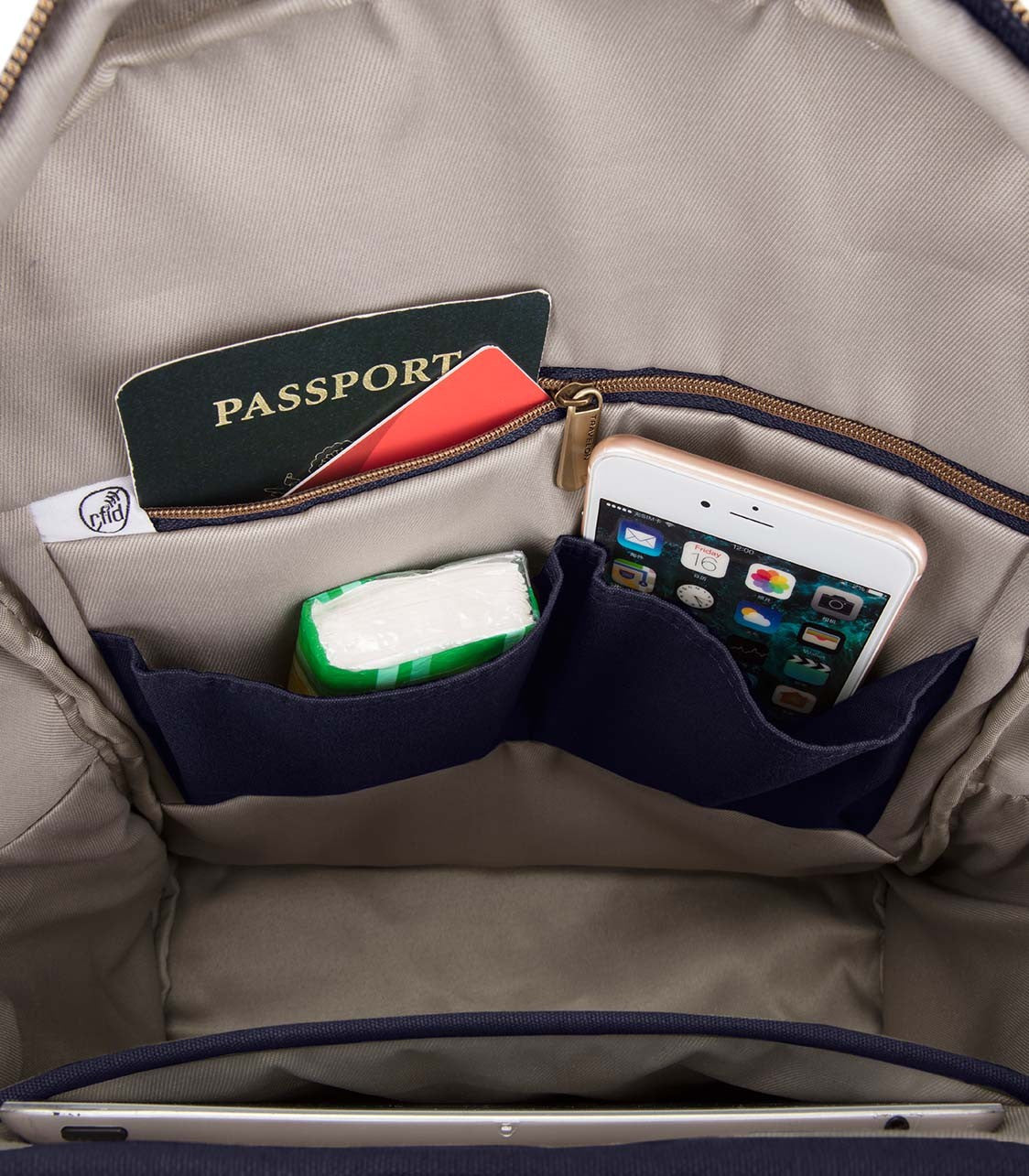 TRAVELONAnti-Theft Courier Slim Backpack