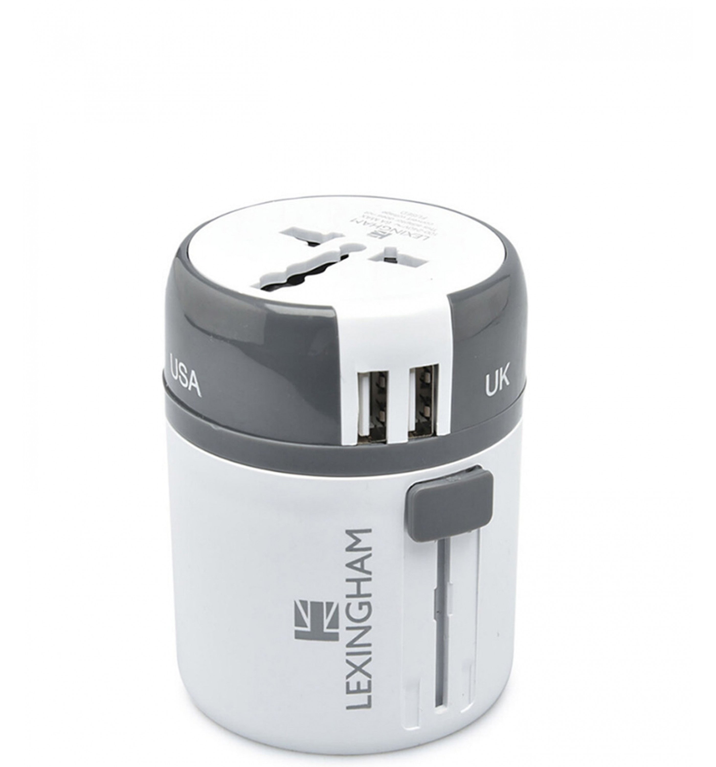 LEXINGHAMSliding Adaptor Worldwide with 2-USB