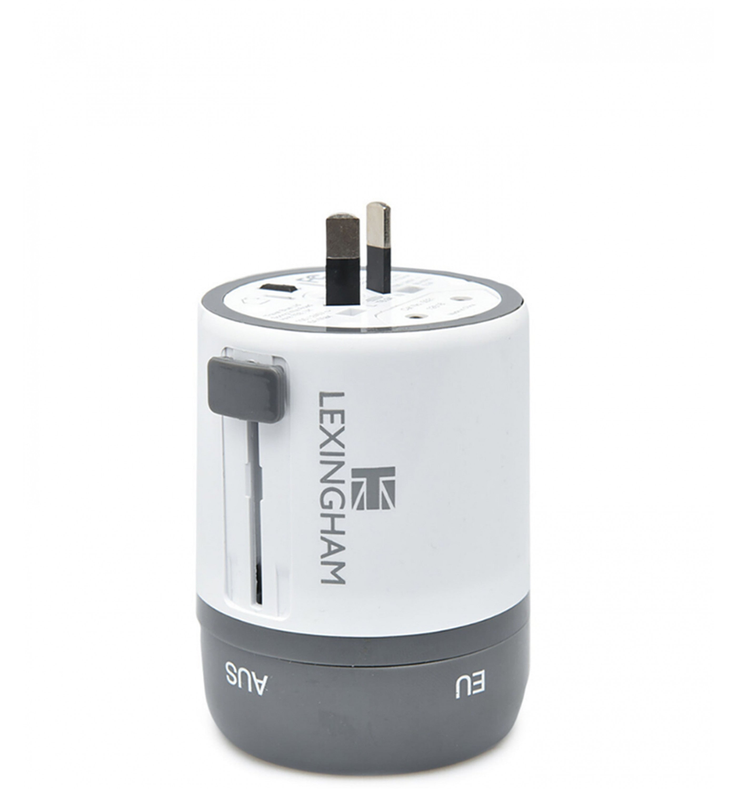 LEXINGHAMSliding Adaptor Worldwide with 2-USB