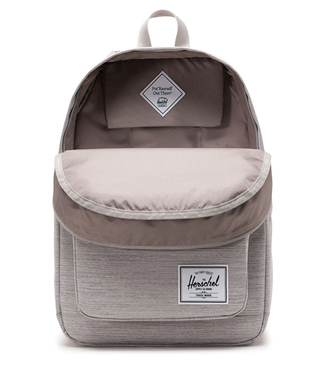 HERSCHELHerschel Pop Quiz Light Grey Crosshatch Backpack