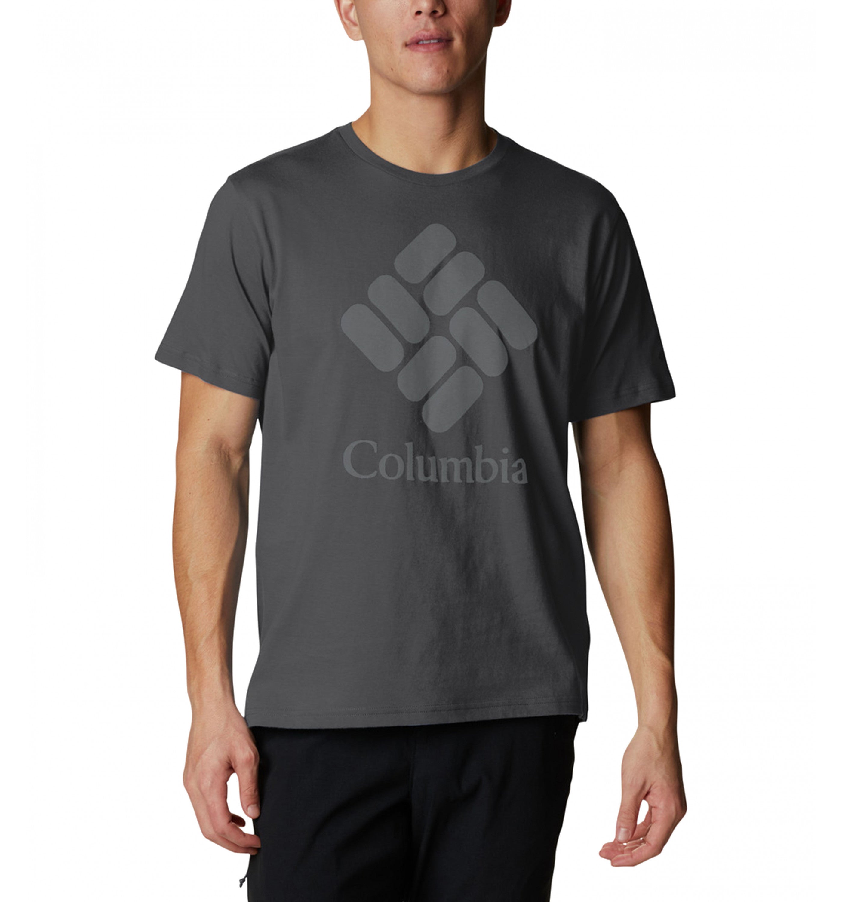 COLUMBIA SPORTSWEARMen's Columbia Trek Logo Short Sleeve