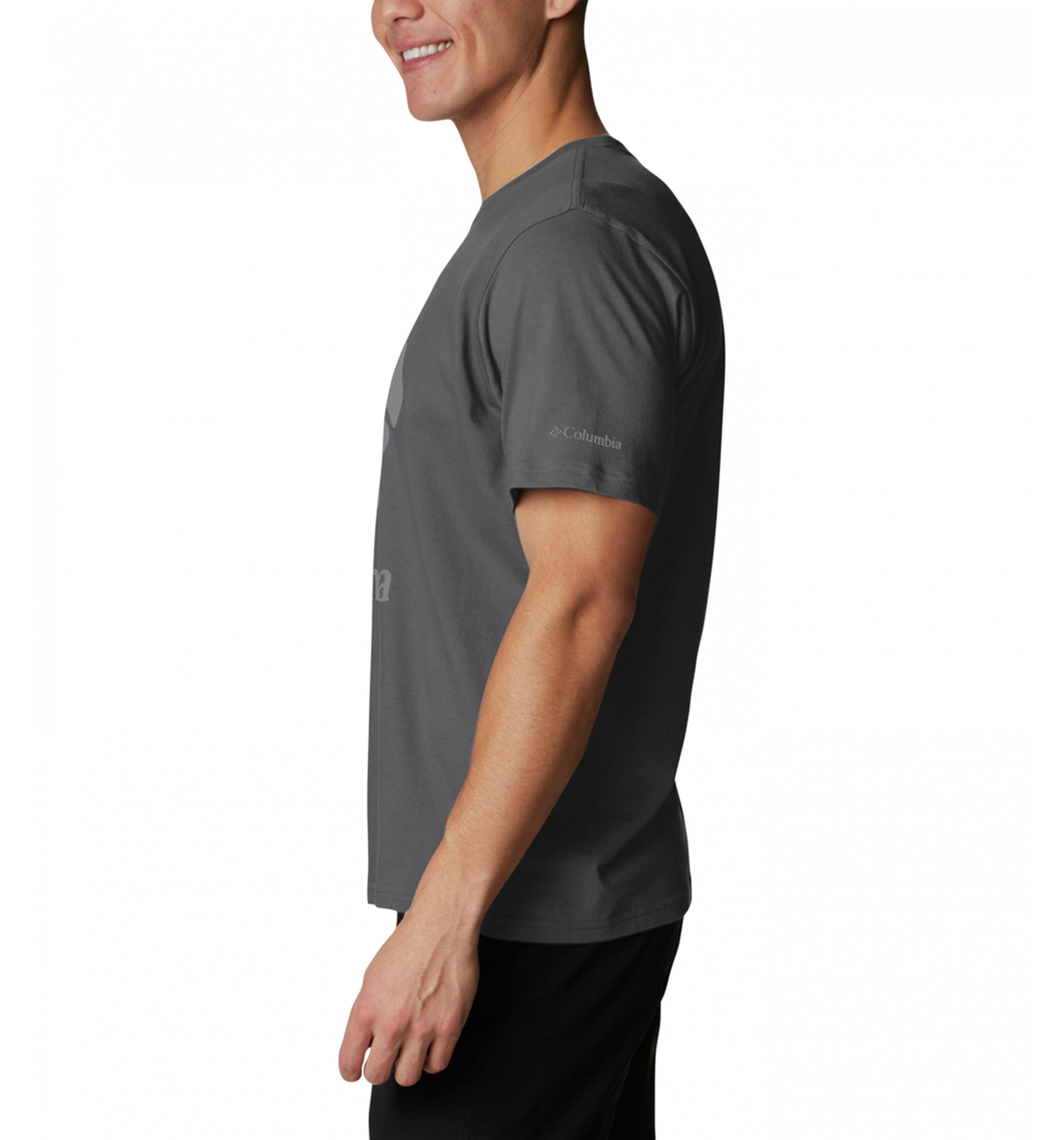 COLUMBIA SPORTSWEARMen's Columbia Trek Logo Short Sleeve