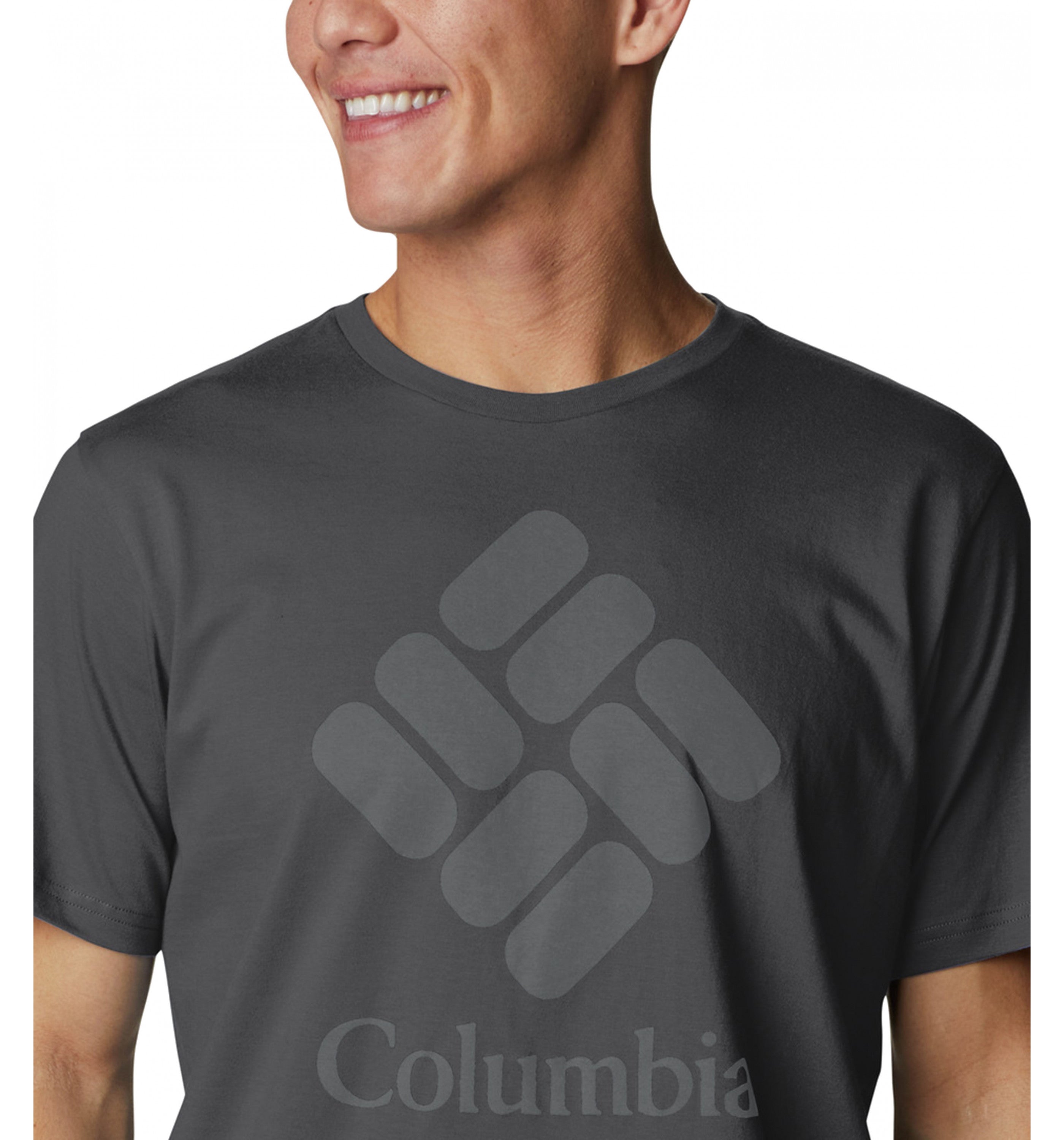 COLUMBIA SPORTSWEARMen's Columbia Trek Logo Short Sleeve