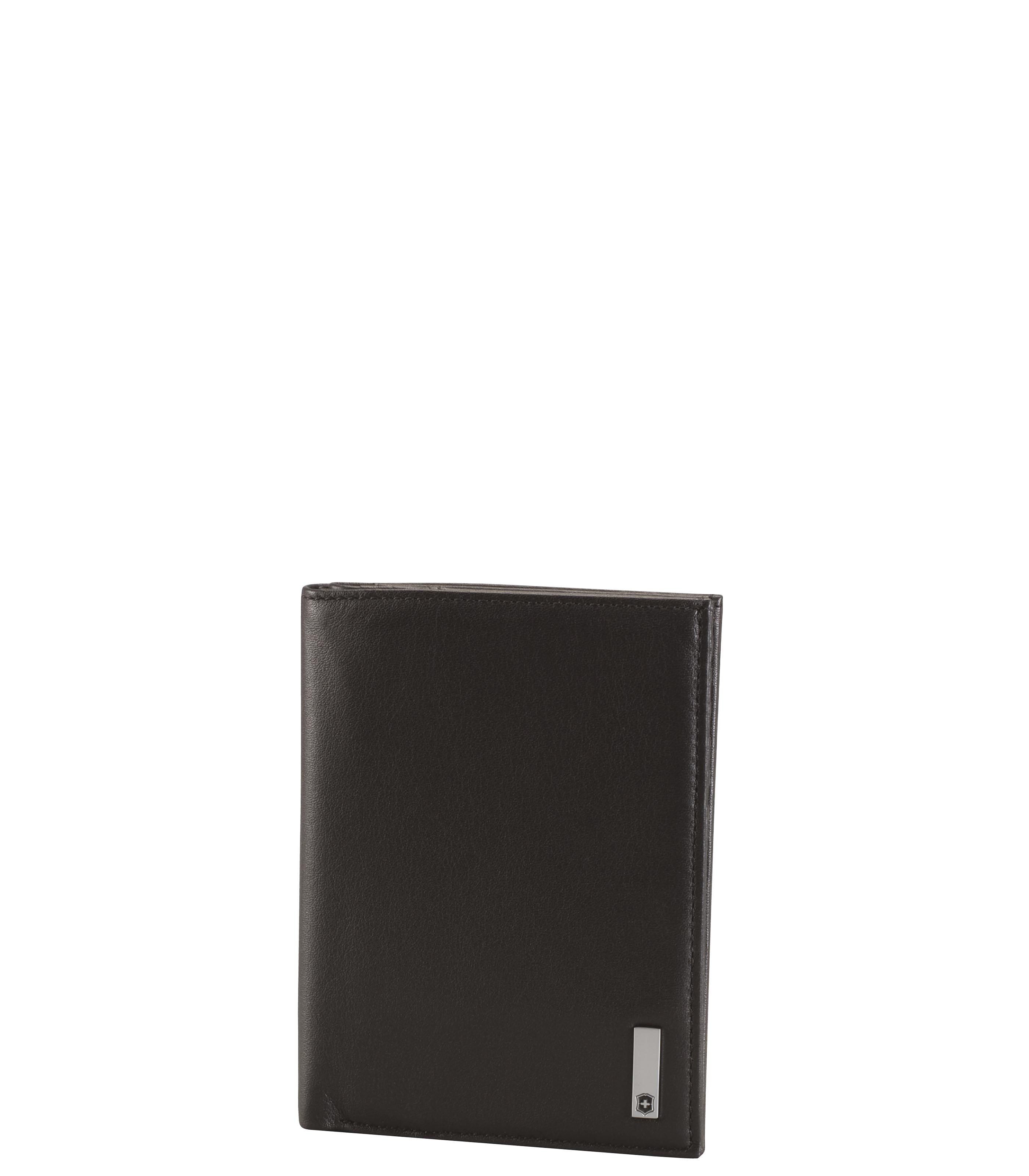 VICTORINOXALTIUS 3.0 GRENOBLE VERTICAL BI-FOLD WALLET BLACK