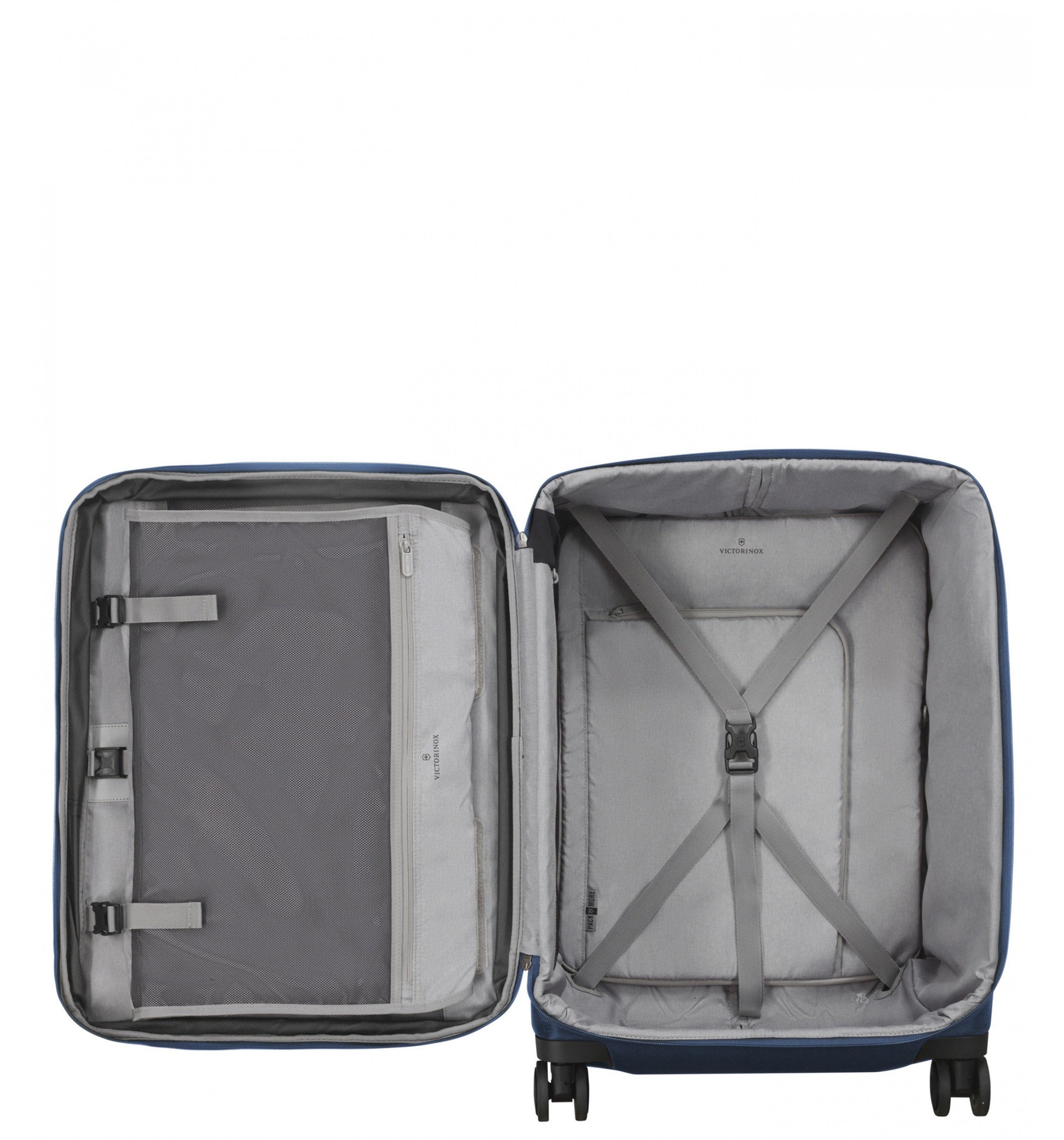 VICTORINOXWERKS TRAVELER 6.0 EXPANDABLE MEDIUM SOFTSIDE CASE BLUE 65 CM