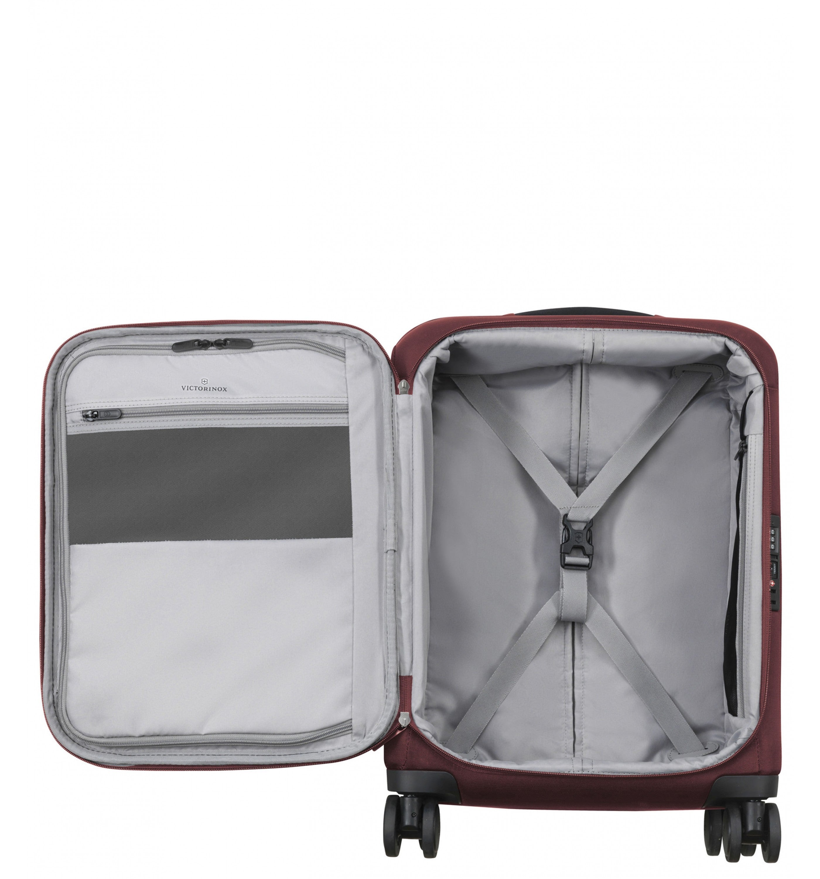 VICTORINOXCONNEX GLOBAL SOFTSIDE CARRY-ON BURGUNDY 55 CM