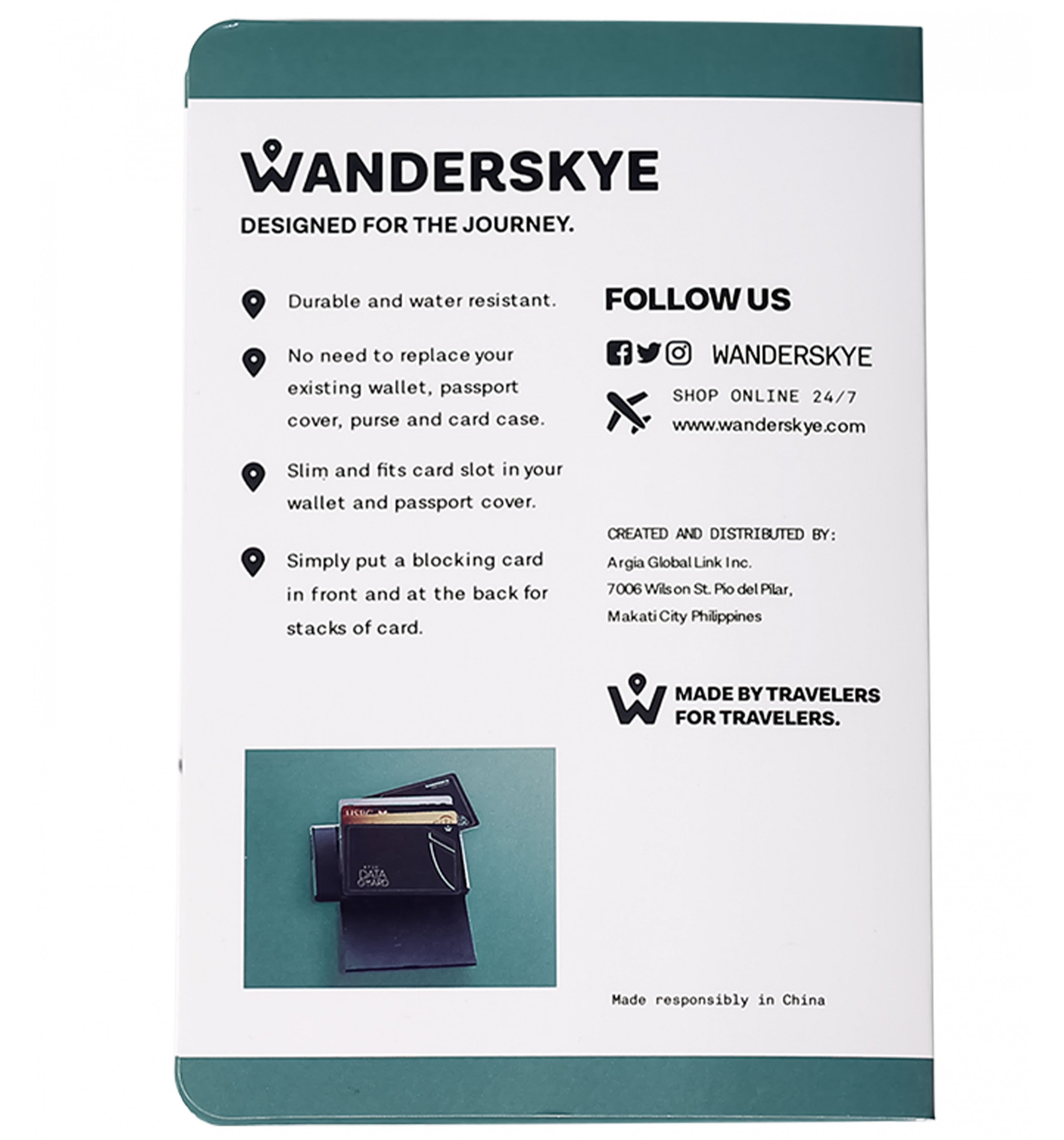 WANDERSKYEWanderskye RFID Data Guard Accessories
