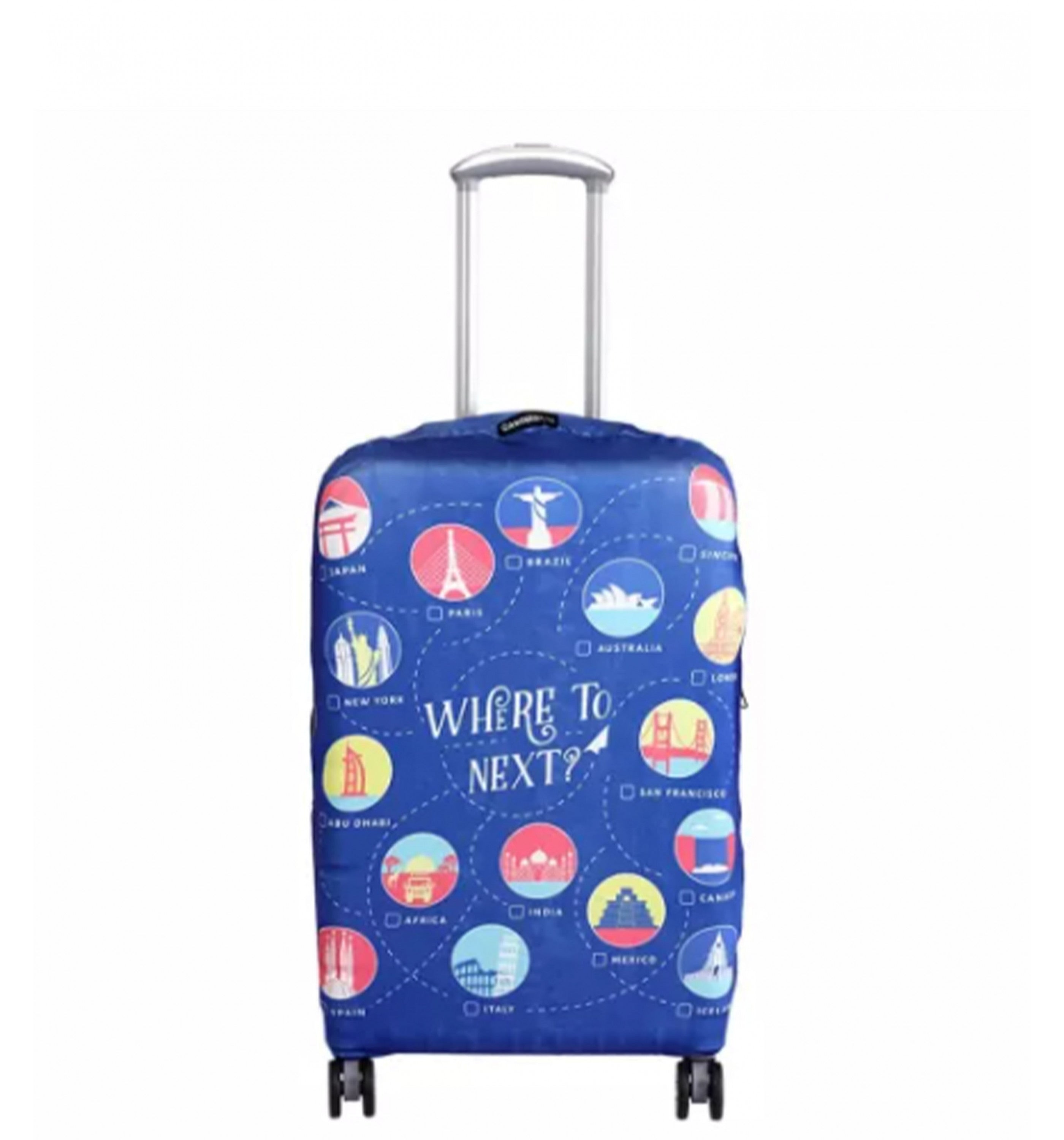 WANDERSKYEWanderskye Luggage Cover - Where to Next (Medium) Accessories