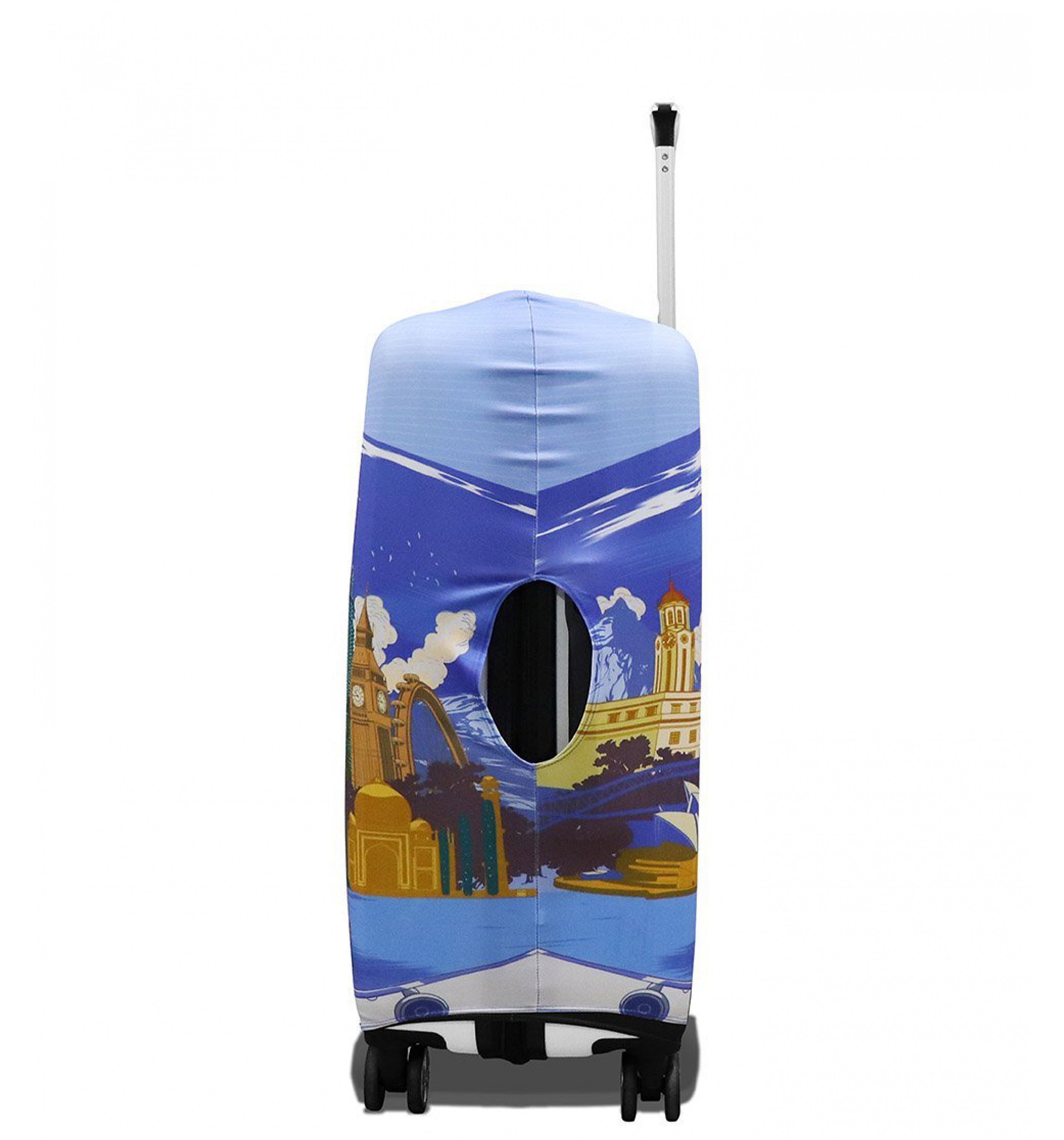 WANDERSKYEWanderskye Luggage Cover - Around the World (Medium) Accessories