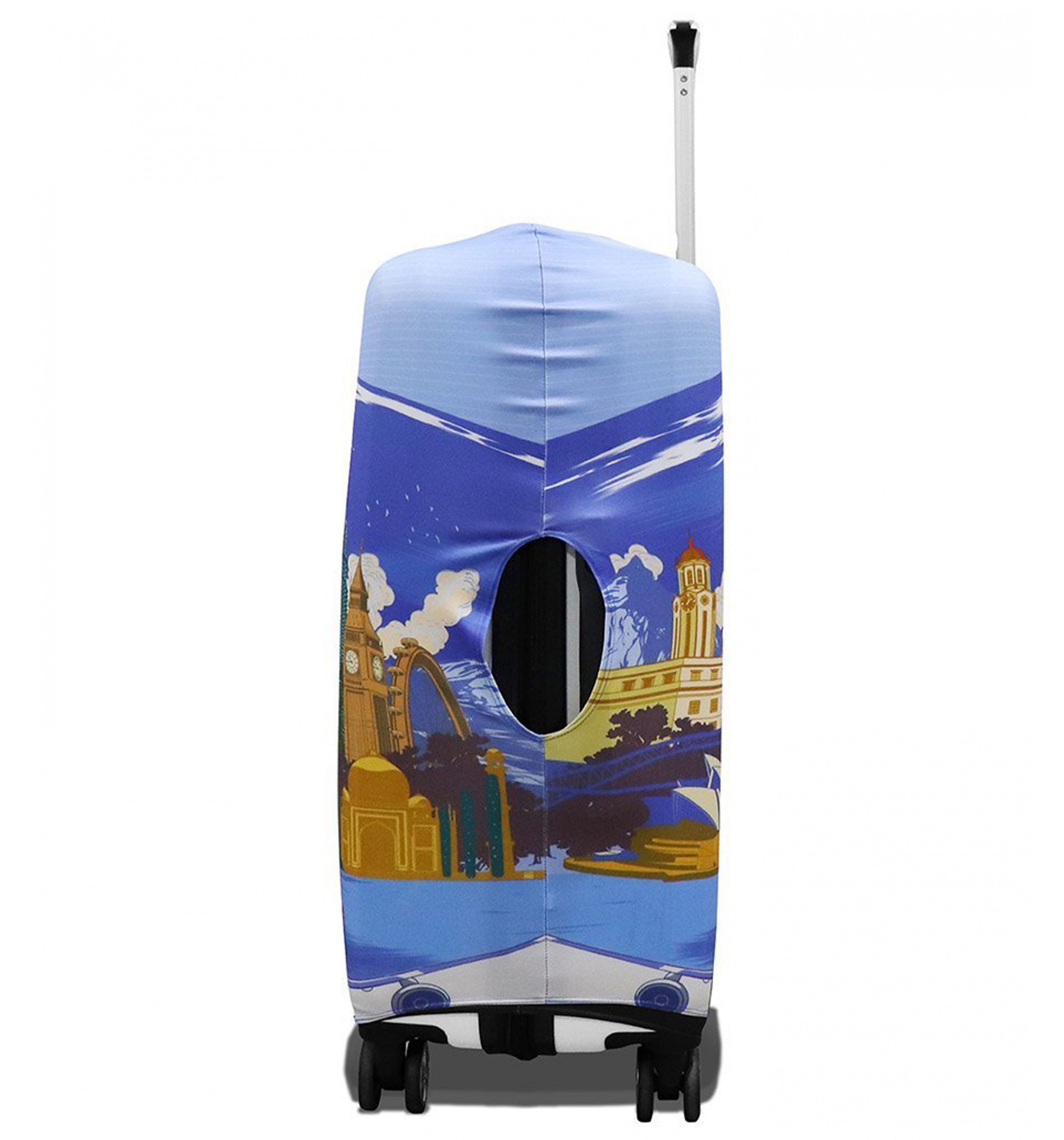 WANDERSKYEWanderskye Luggage Cover - Around the World (Large) Accessories