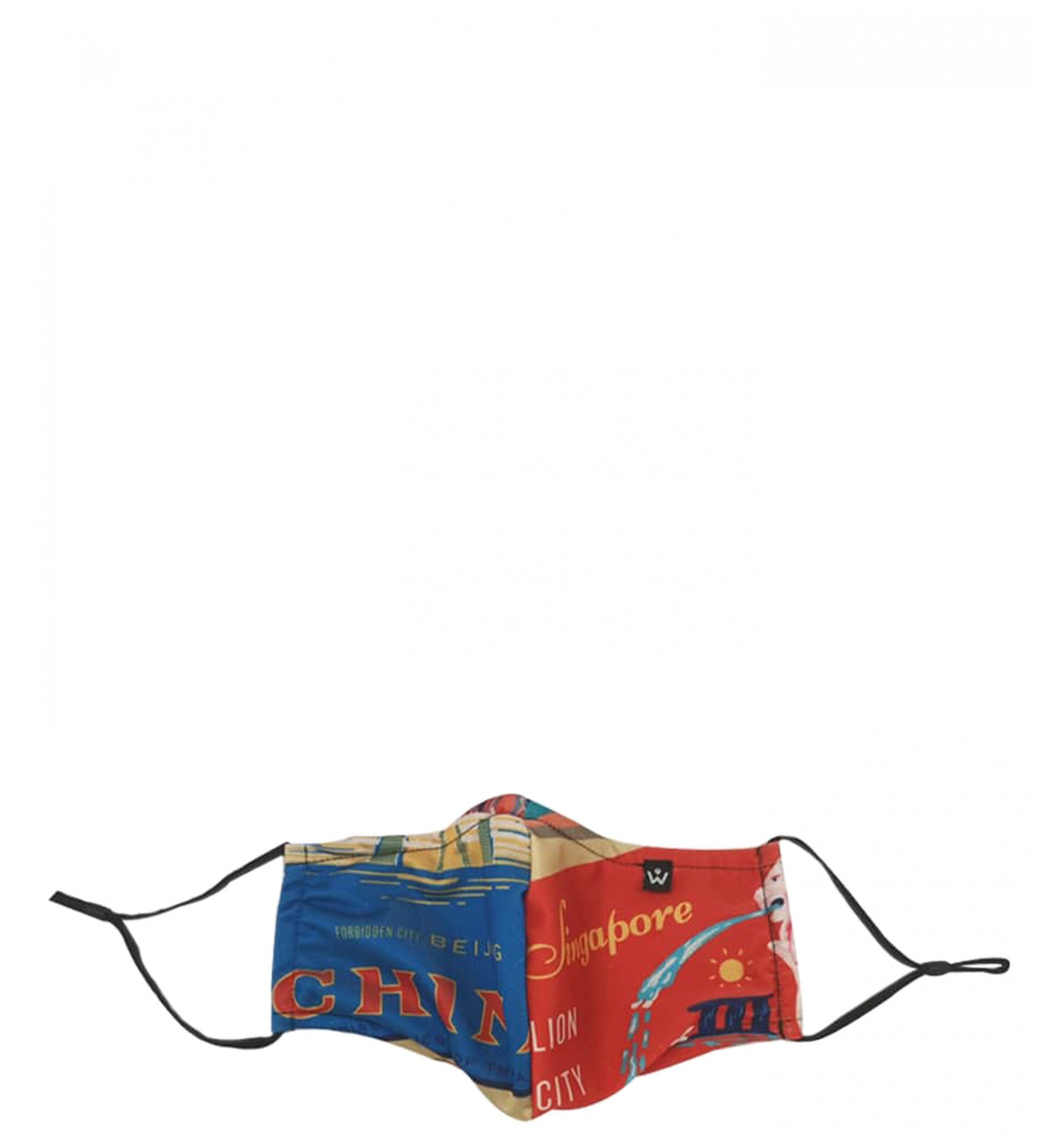 WANDERSKYEWanderskye Face Mask with Two Filters - World Postcards Accessories