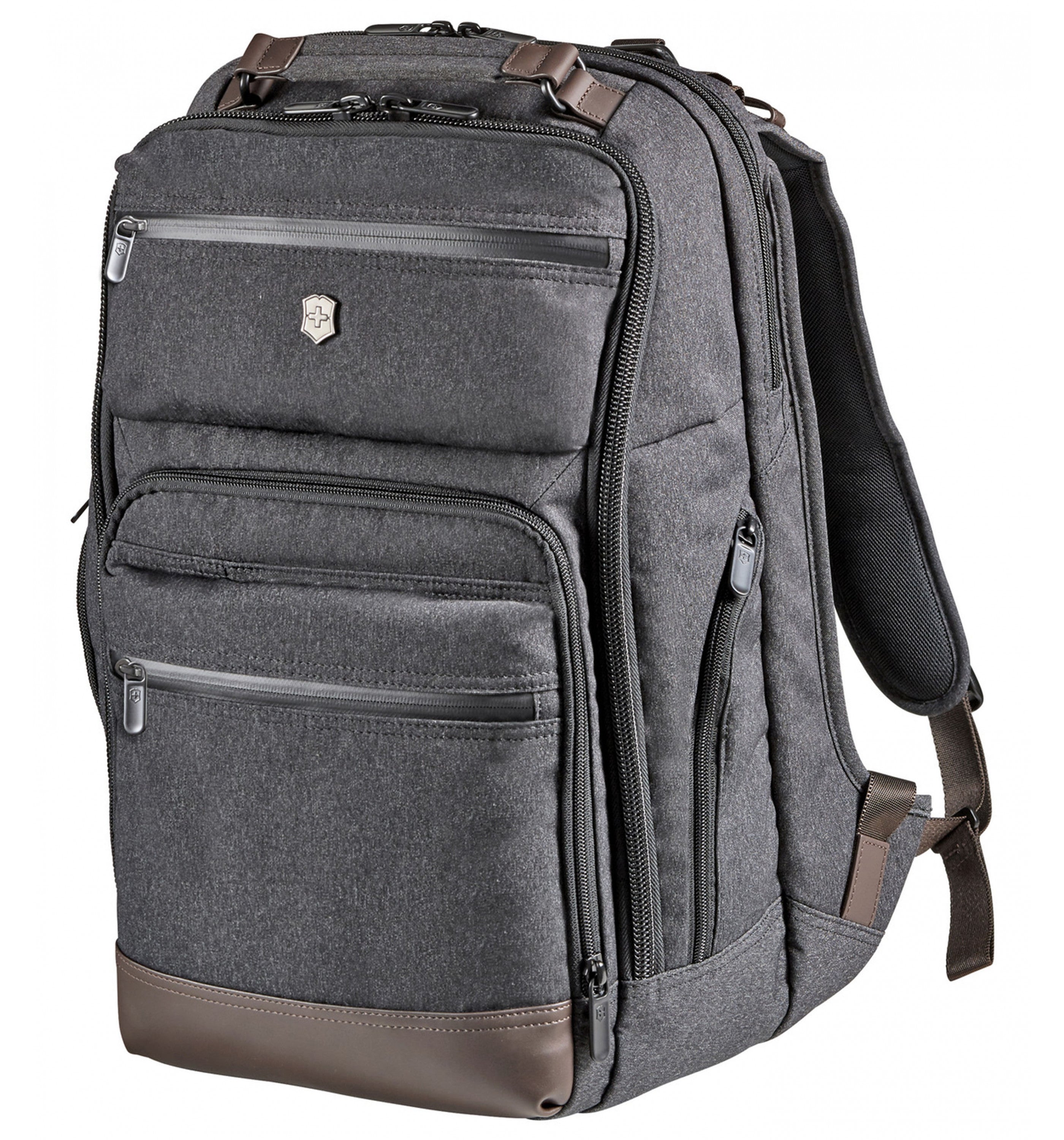 VICTORINOXARCHITECTURE URBAN BUSINESS-RATH BACKPACKGREY/BROWN 17IN