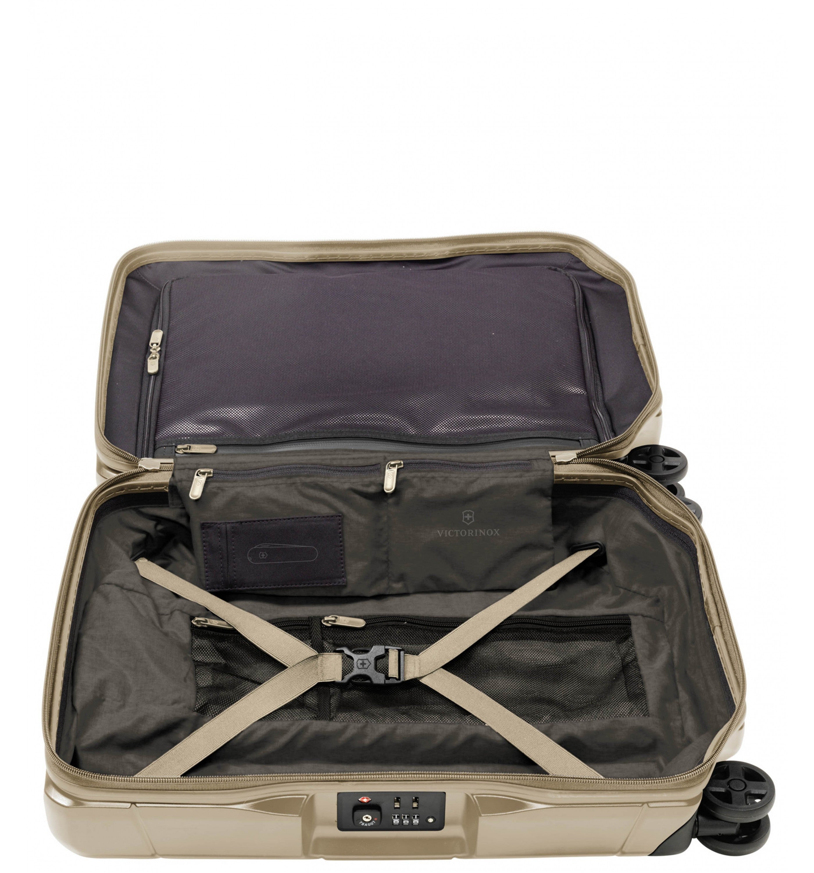 VICTORINOXLEXICON GLOBAL HARDSIDE CARRY-ON CHAMPAGNE GOLD 55 CM
