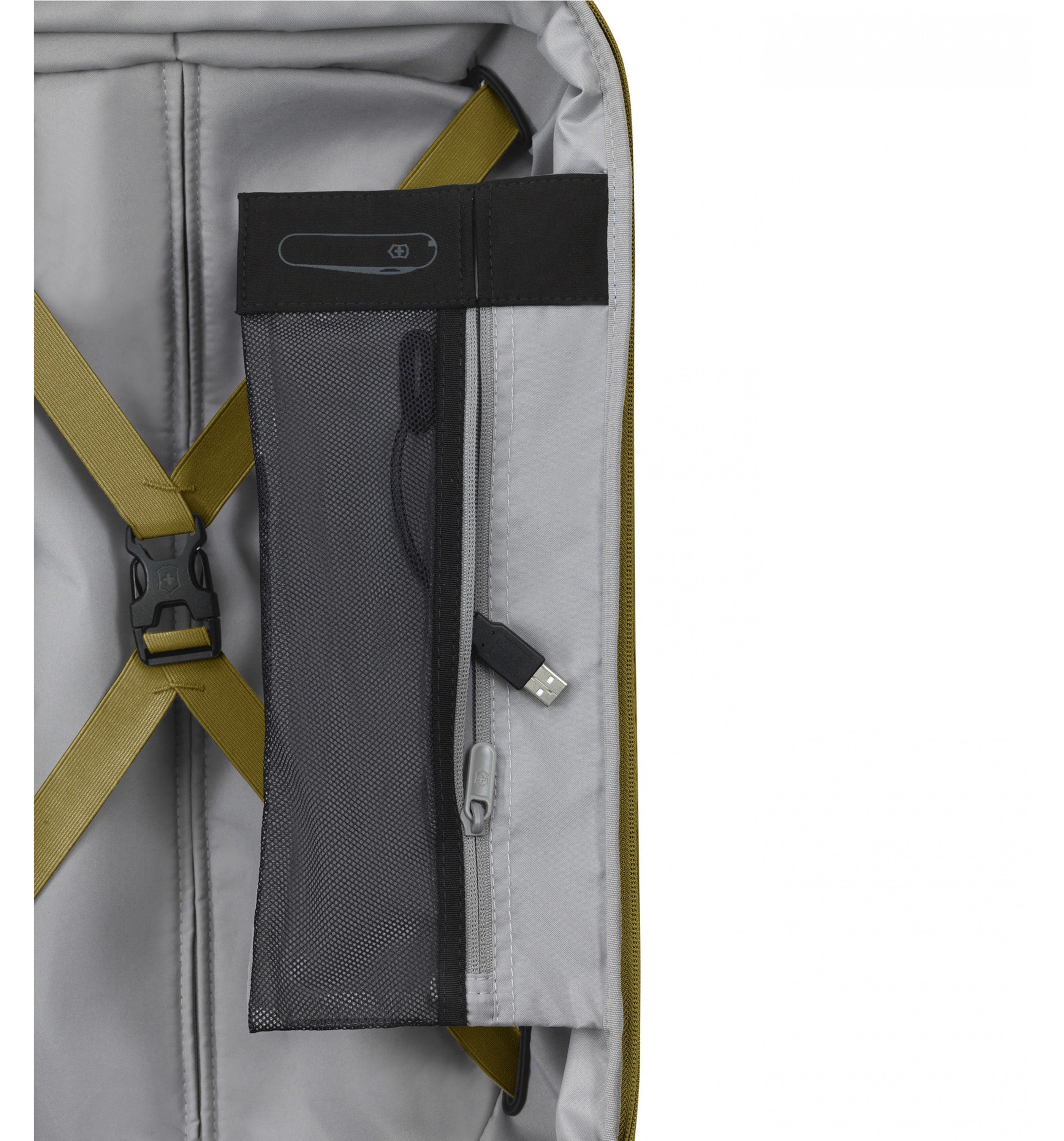 VICTORINOXCONNEX GLOBAL HARDSIDE CARRY-ON MUSTARD 55 CM