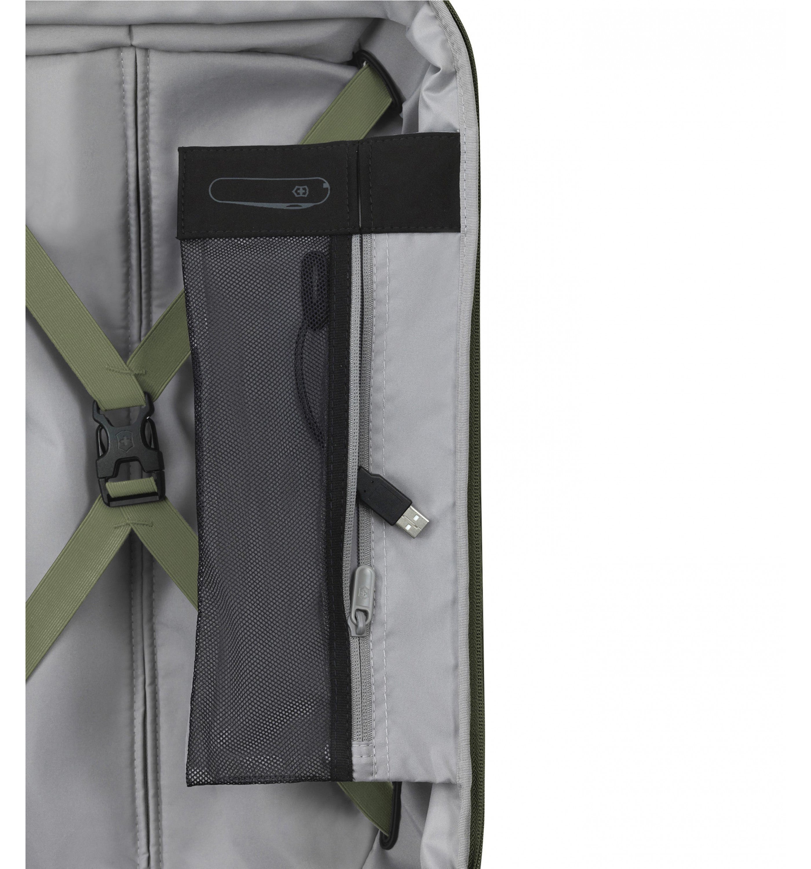 VICTORINOXCONNEX MEDIUM HARDSIDE CASE OLIVE 69 CM