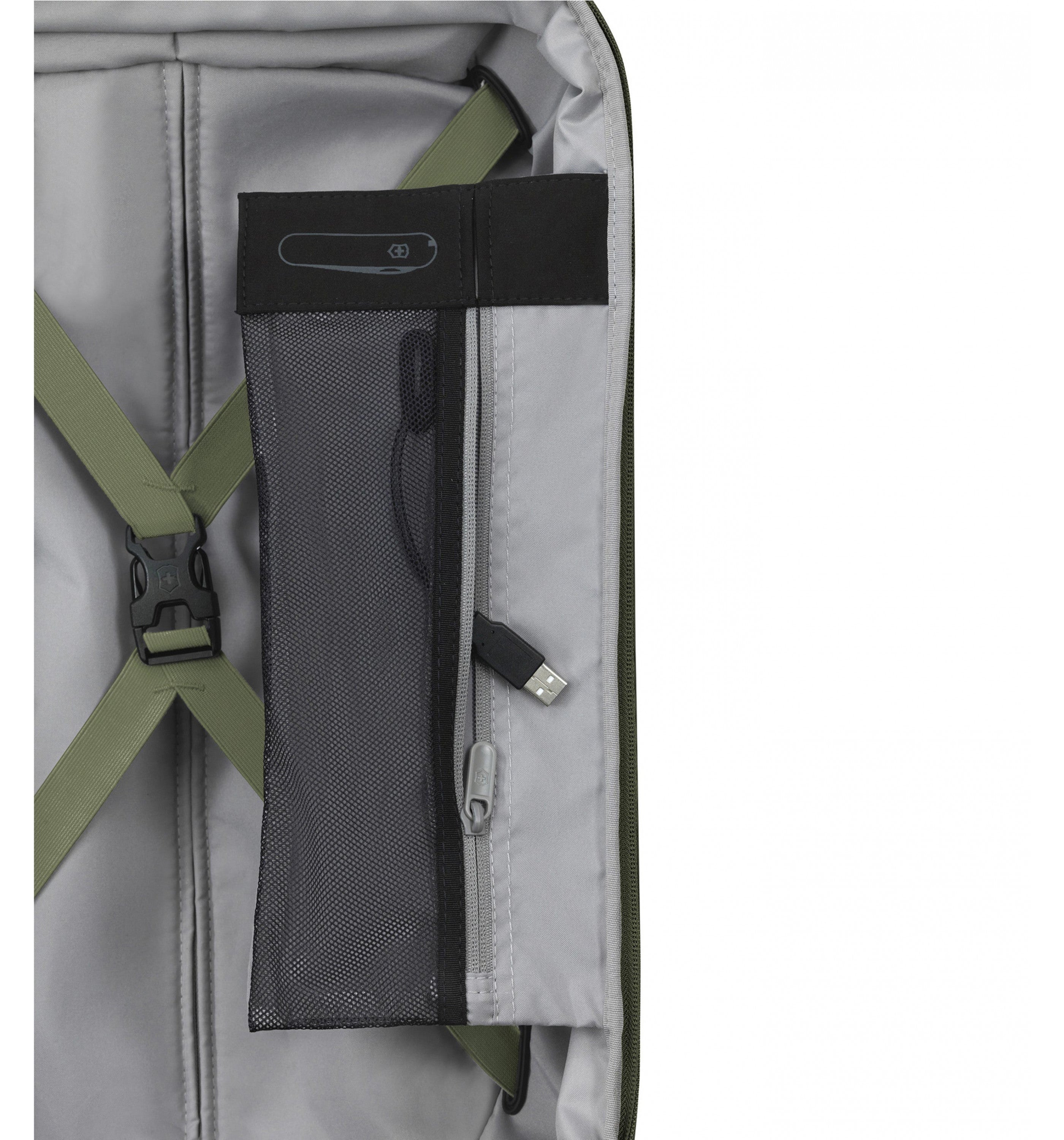 VICTORINOXCONNEX LARGE HARDSIDE CASE OLIVE 75 CM