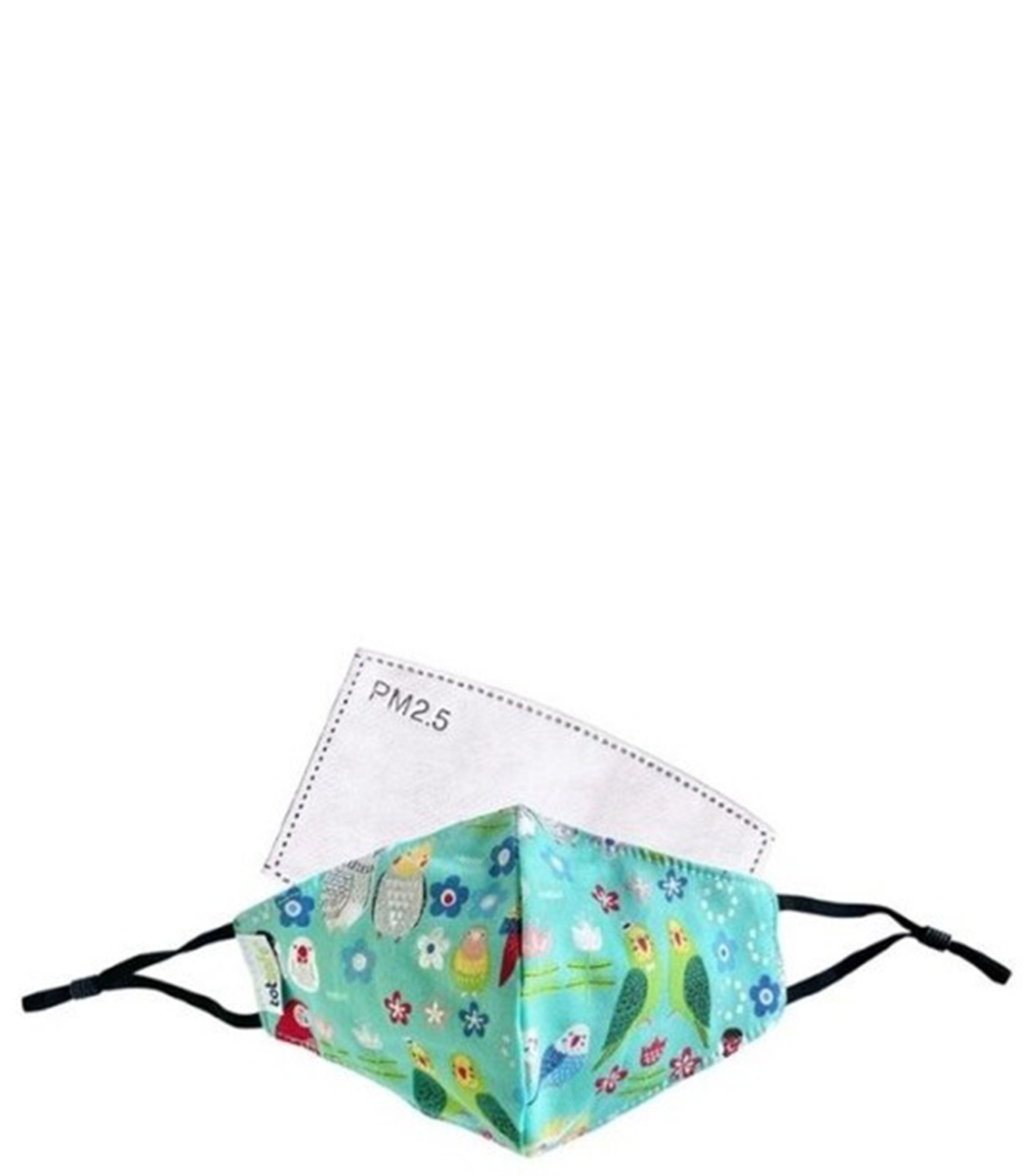 TOT SAFEESSENTIAL LIFESTYLE MASK- PARROT GREEN