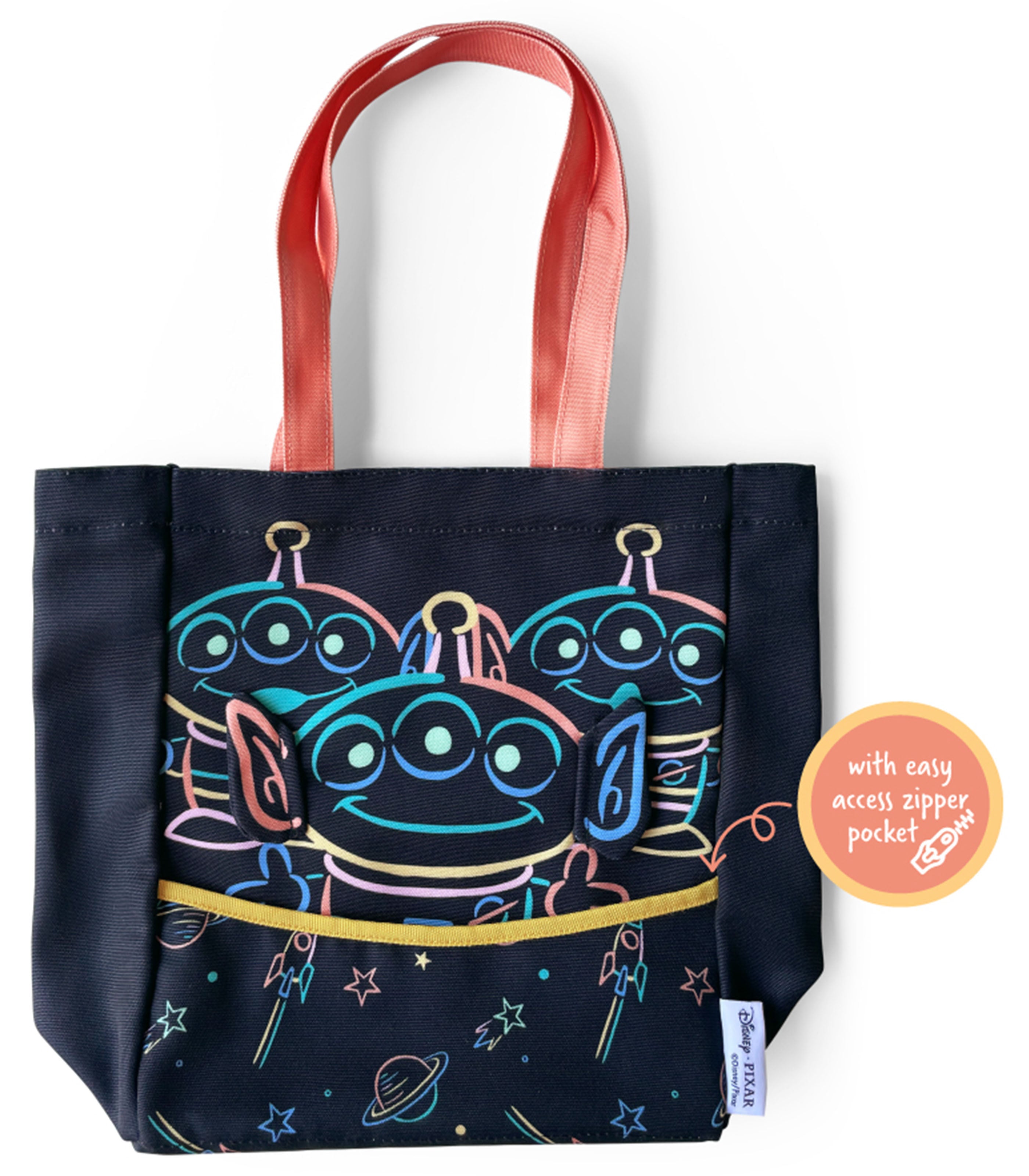 ZIPPIES LABDISNEY COLOUR YOUR WORLD EVERYDAY TOTE BAG- MONSTER INC