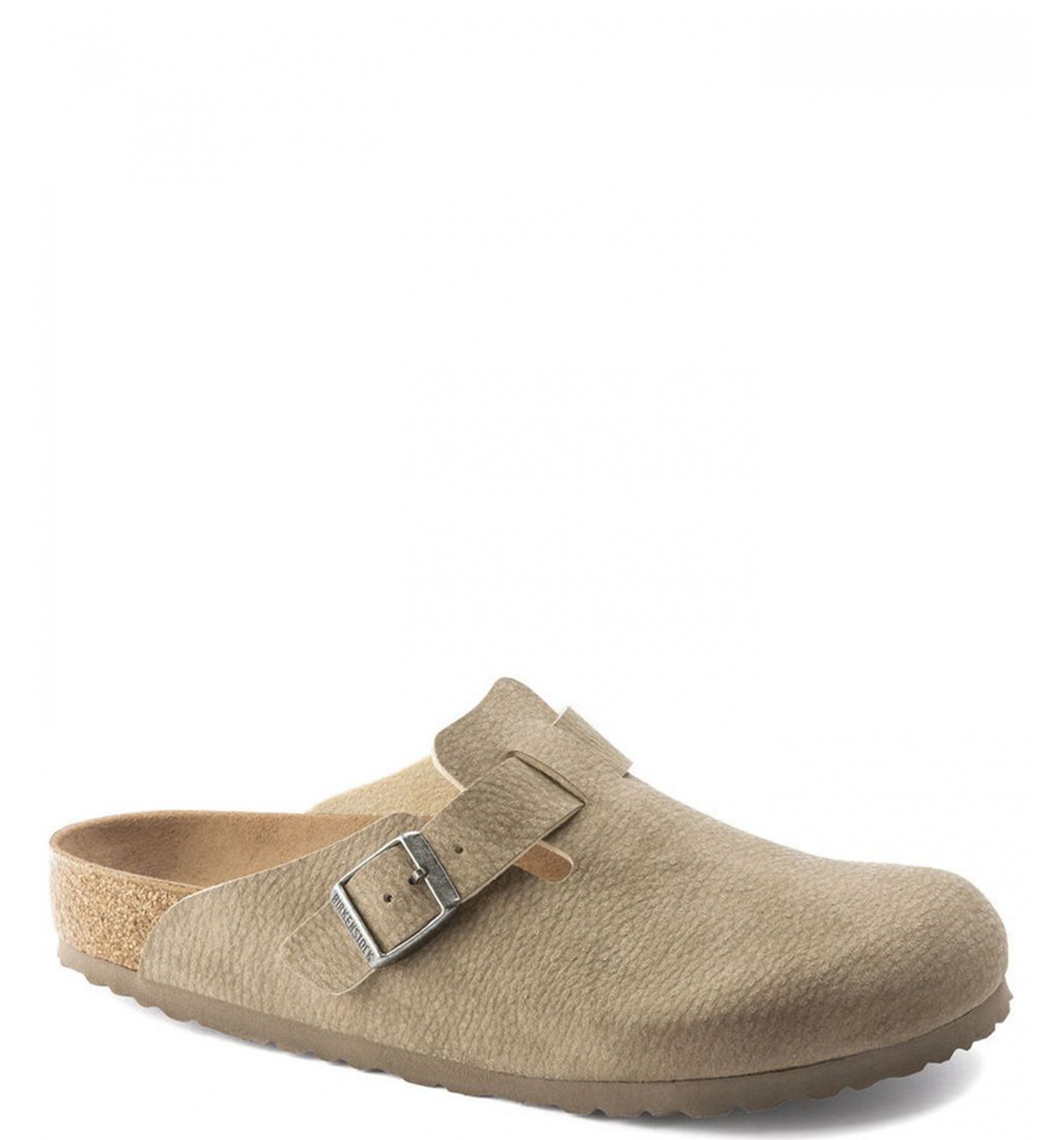 BIRKENSTOCKBoston Desert Dust (Vegan) Mens Dsertdust Gray Taupe