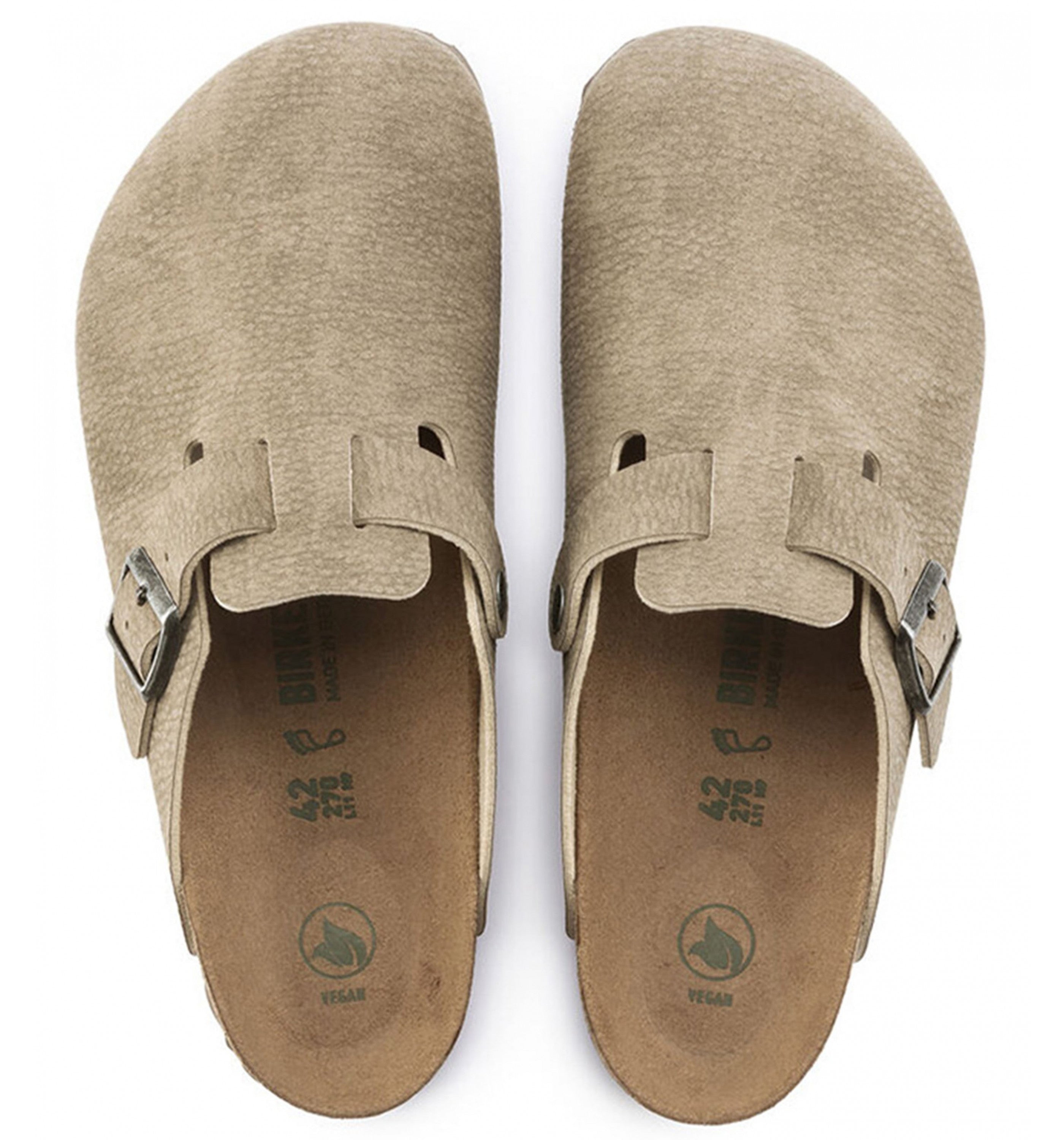 BIRKENSTOCKBoston Desert Dust (Vegan) Mens Dsertdust Gray Taupe