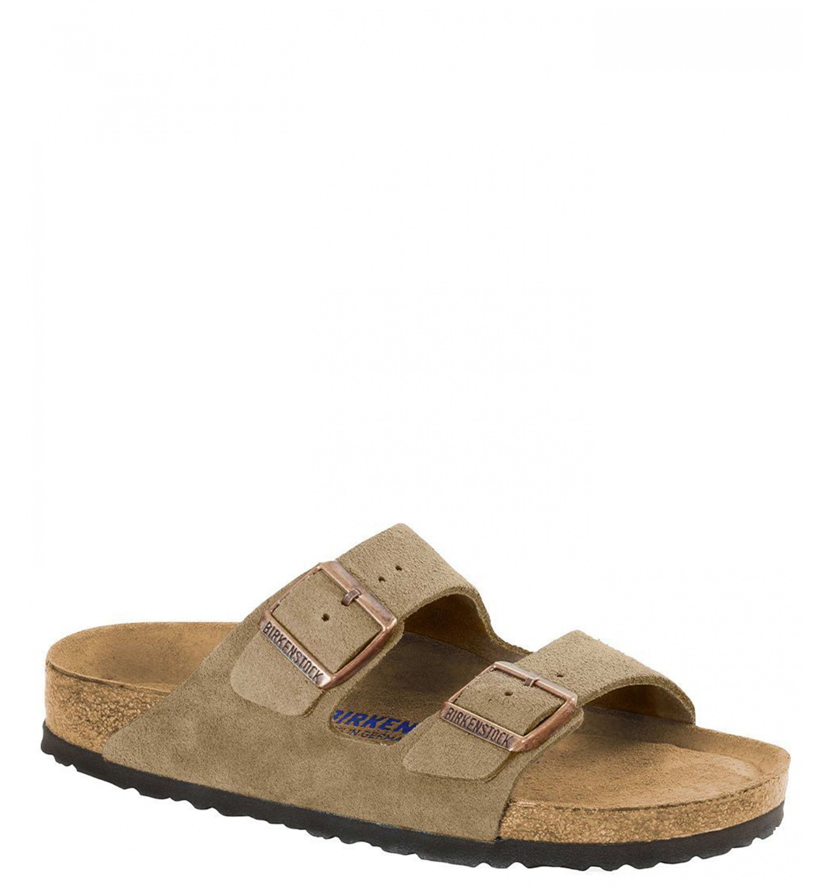 BIRKENSTOCKArizona Sfb Suede Mens Taupe