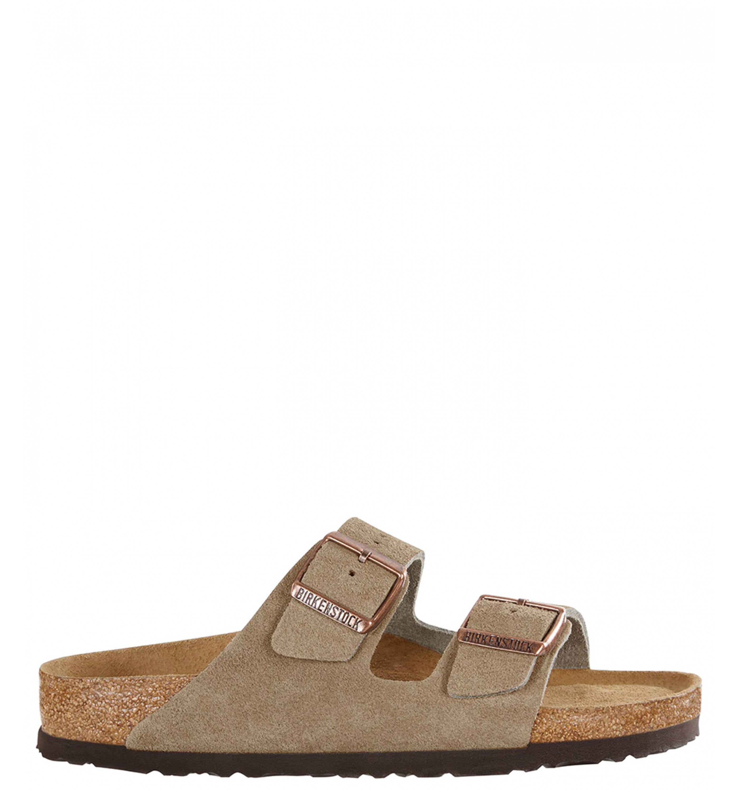 BIRKENSTOCKArizona Sfb Suede Mens Taupe