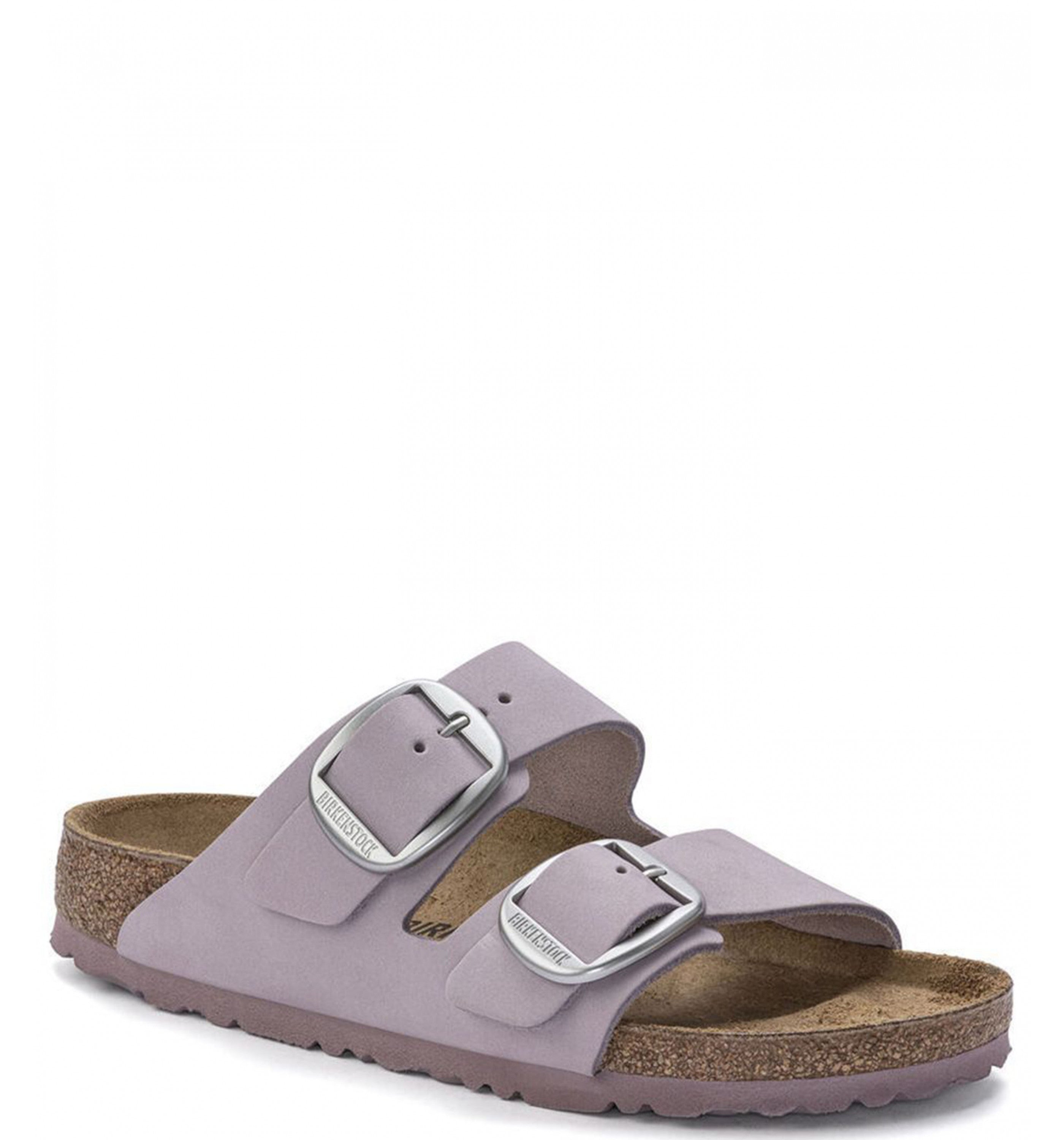 BIRKENSTOCKArizona Big Buckle Nubuck Womens Yomo Lilac