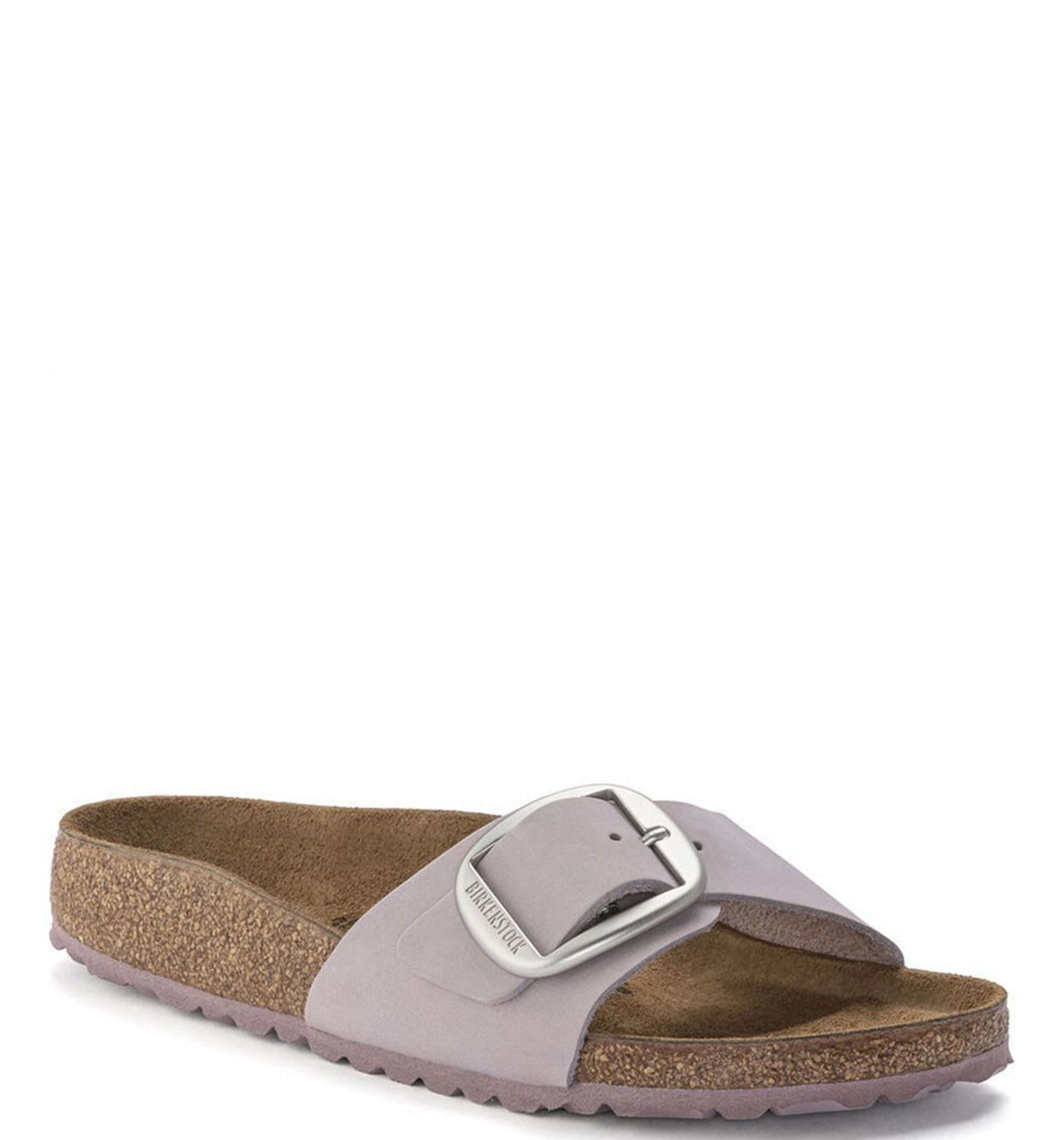 BIRKENSTOCKMadrid Big Buckle Nubuck Womens Yomo Lilac