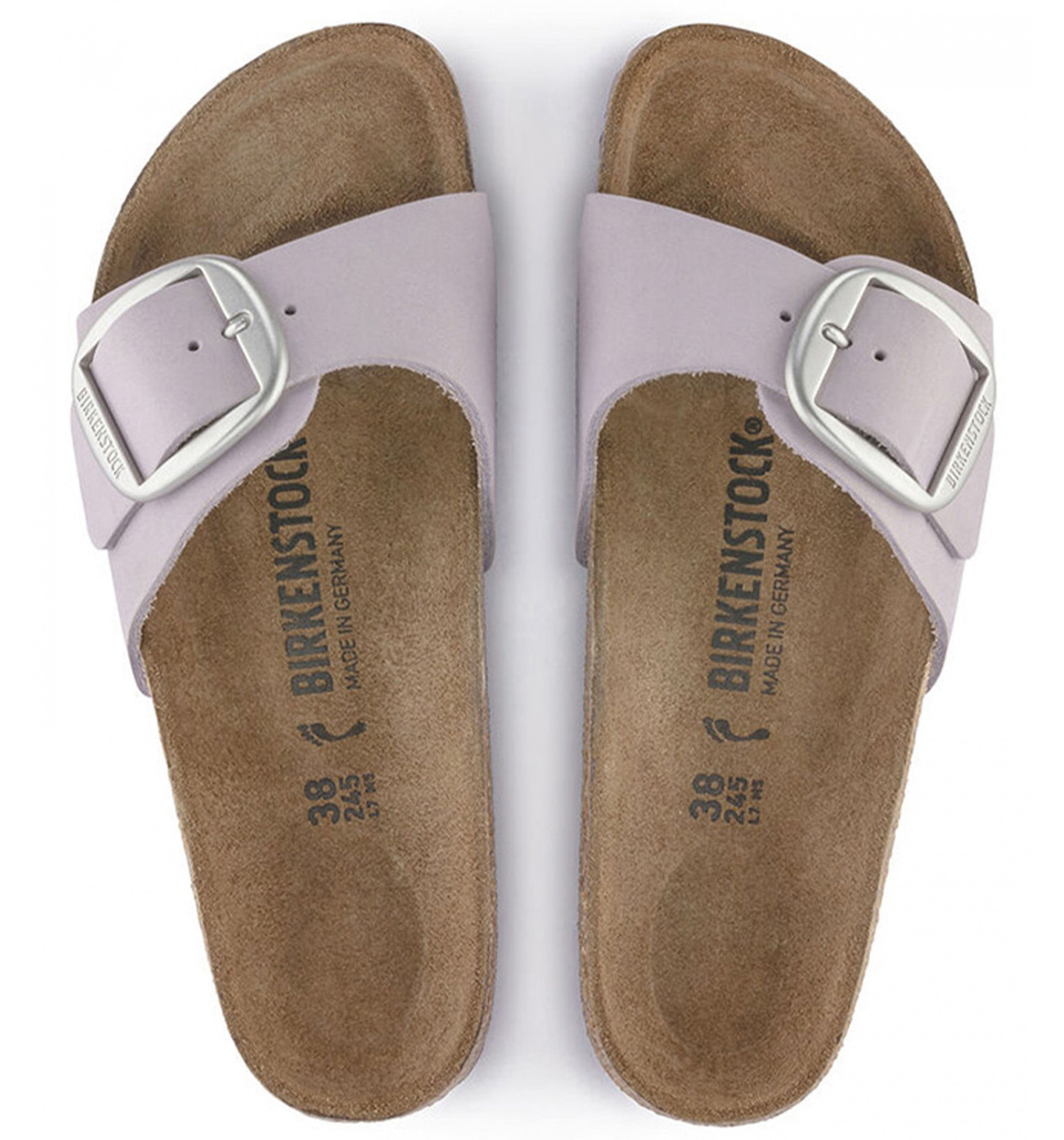 BIRKENSTOCKMadrid Big Buckle Nubuck Womens Yomo Lilac