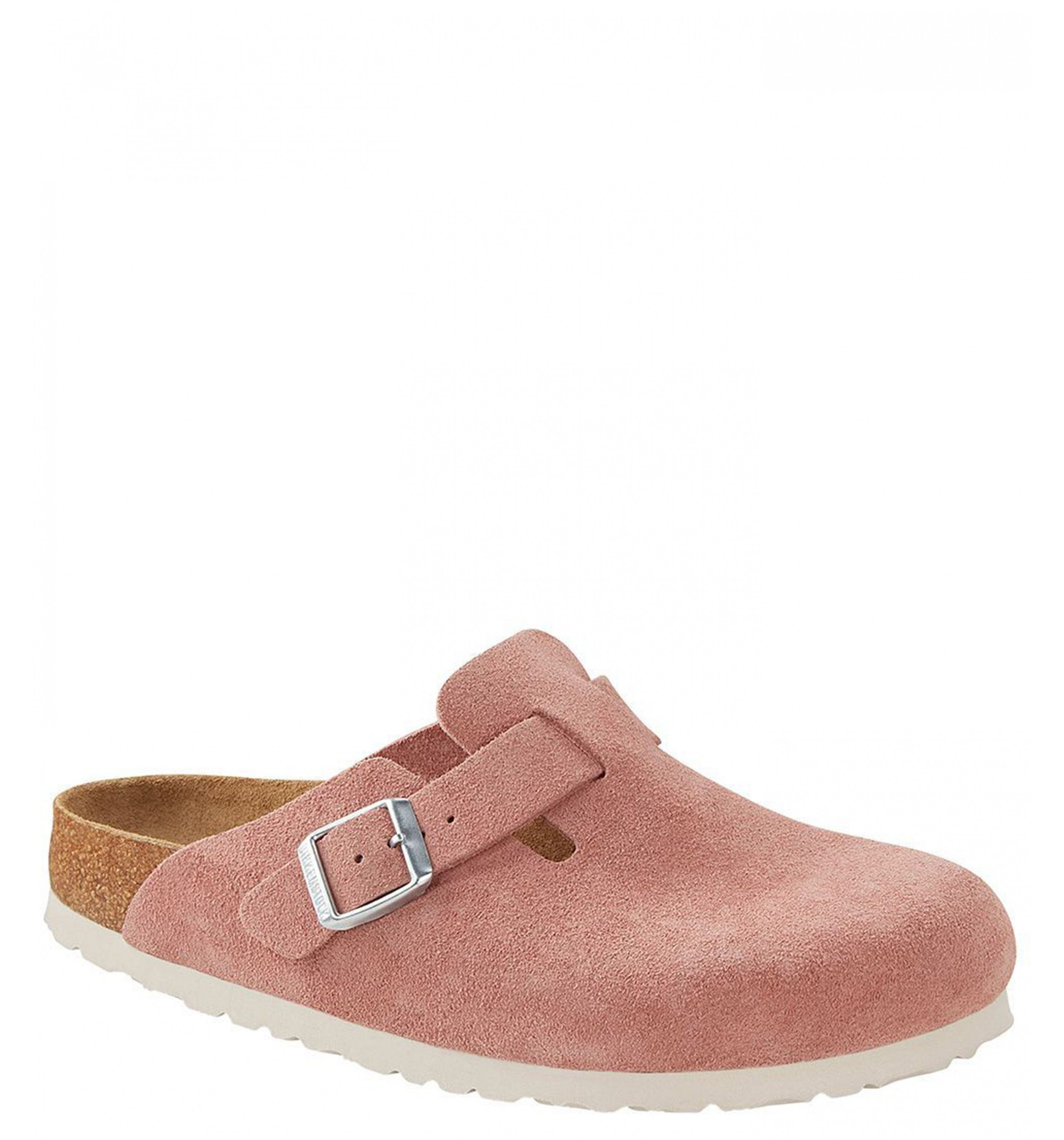 BIRKENSTOCKBoston Sfb Suede Womens Pink Clay