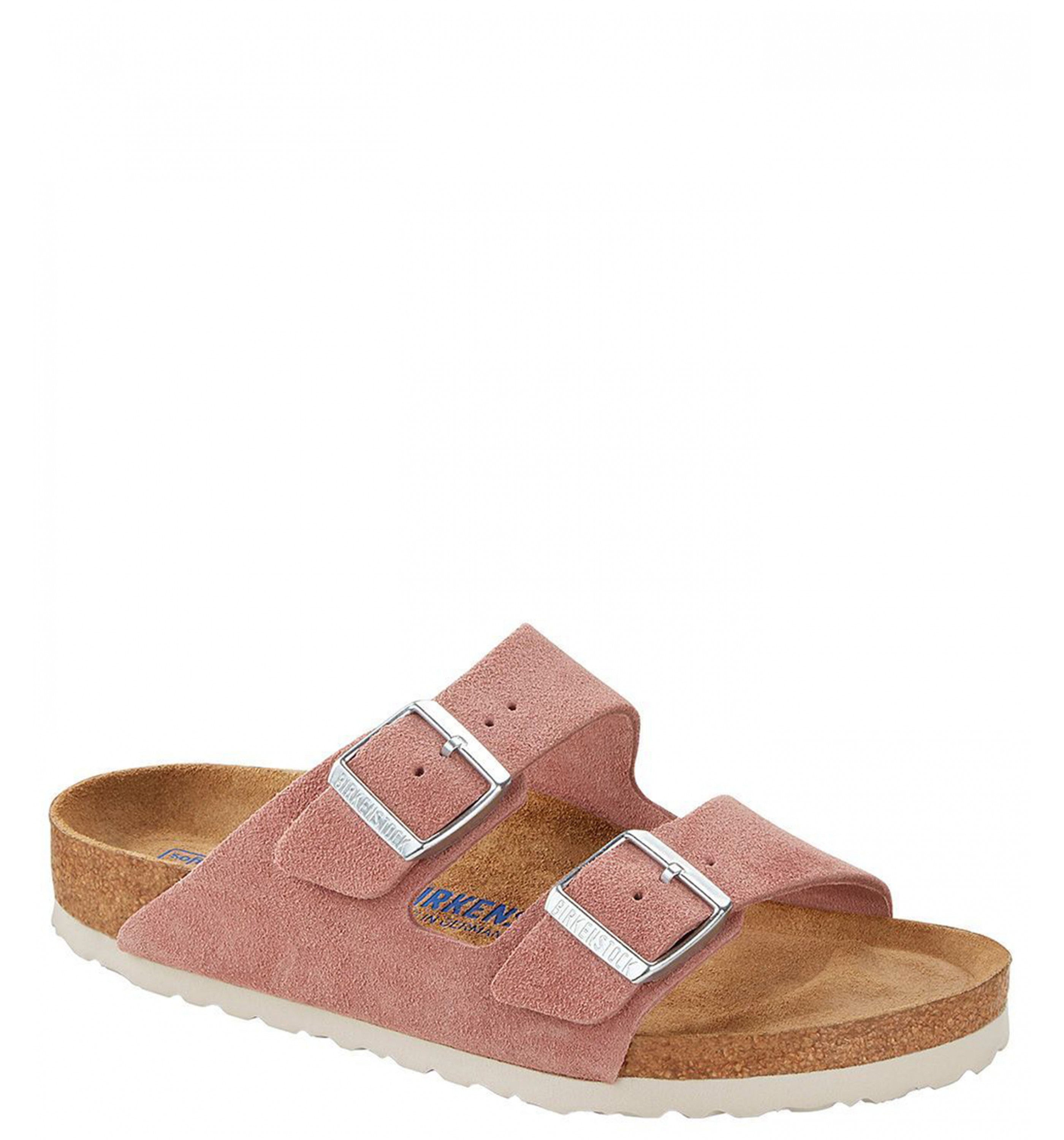 BIRKENSTOCKArizona Sfb Suede Womens Pink Clay
