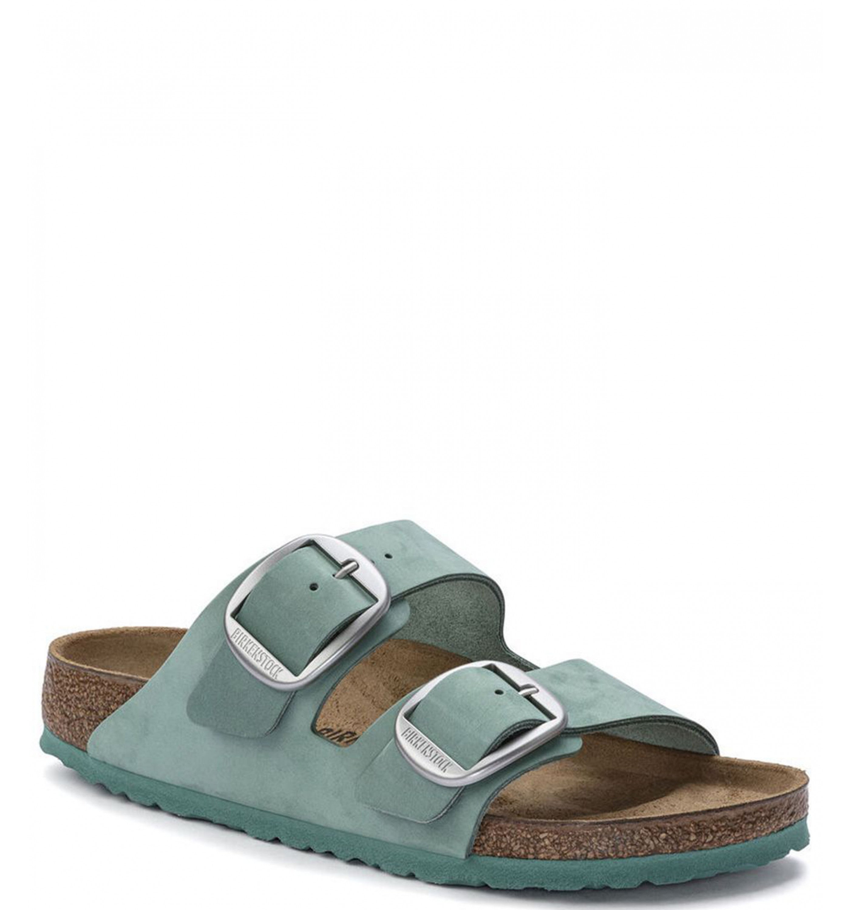 BIRKENSTOCKArizona Big Buckle Nubuck Womens Beryl