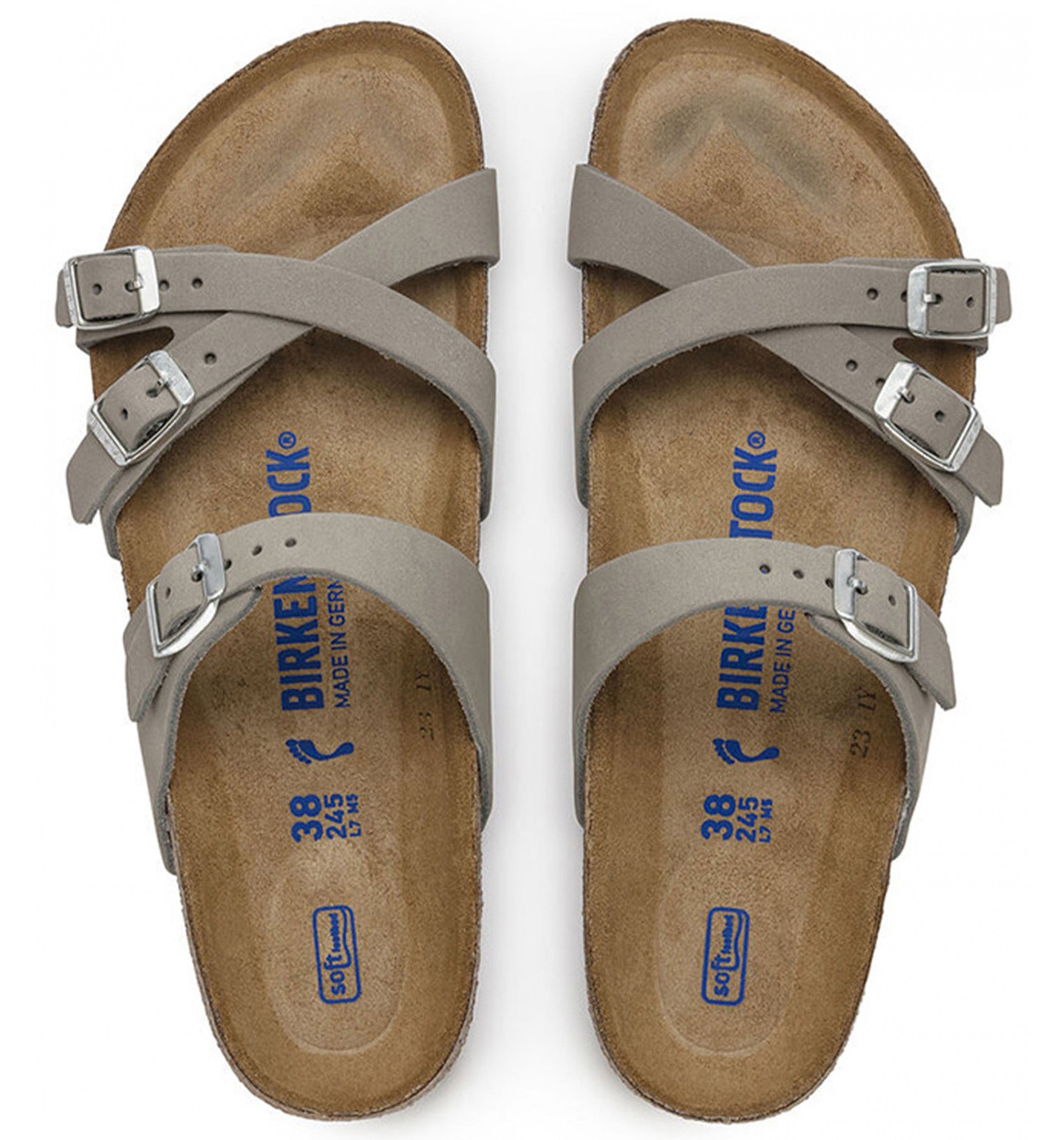 BIRKENSTOCKFranca Sfb Soft Nubuck Womens Dove Gray