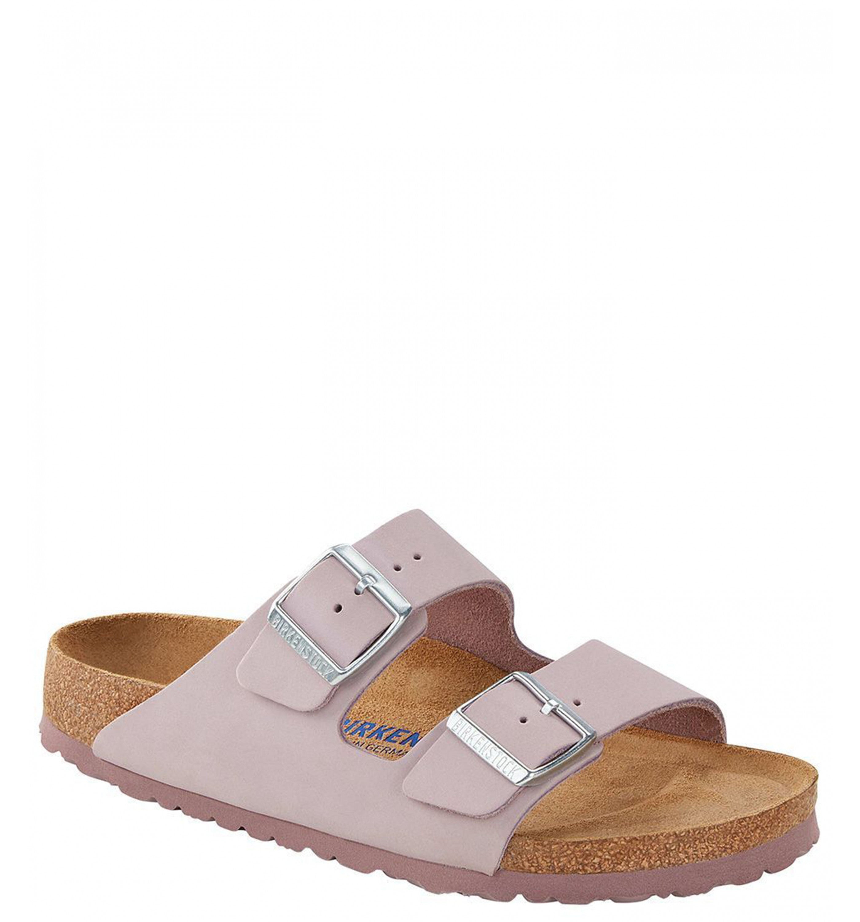 BIRKENSTOCKArizona Sfb Soft Nubuck Womens Yomo Lilac