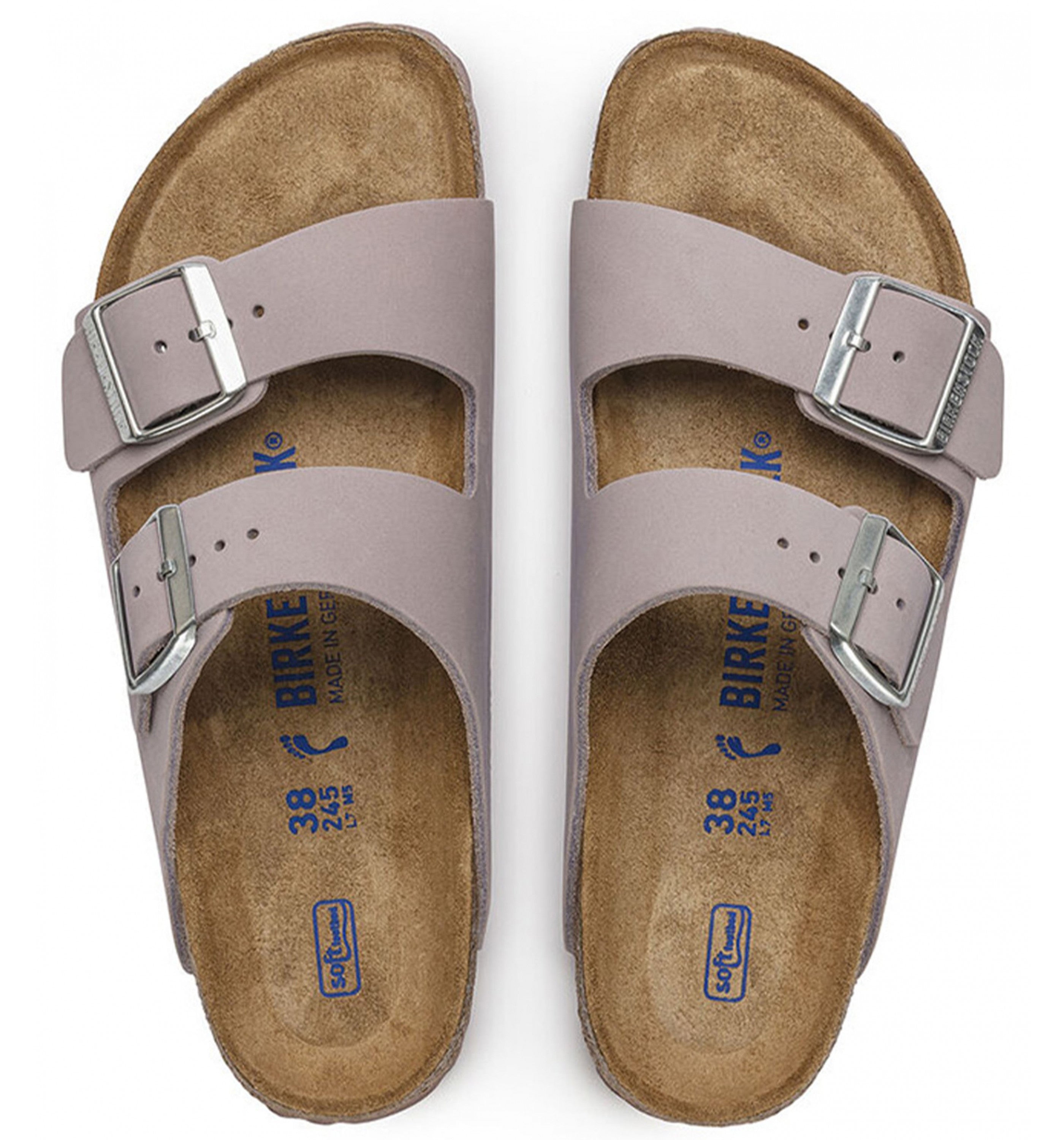 BIRKENSTOCKArizona Sfb Soft Nubuck Womens Yomo Lilac