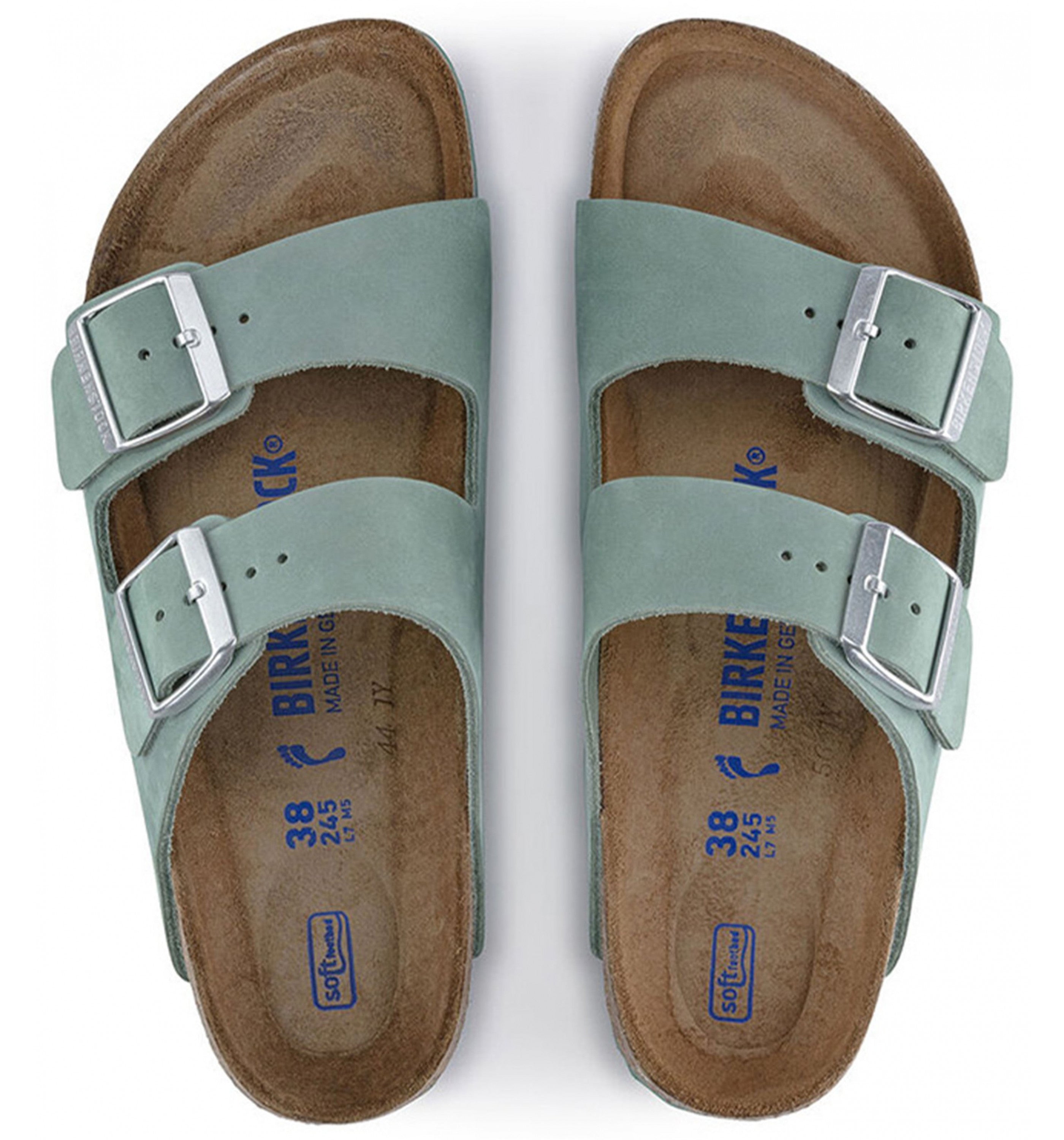 BIRKENSTOCKArizona Sfb Soft Nubuck Womens Beryl