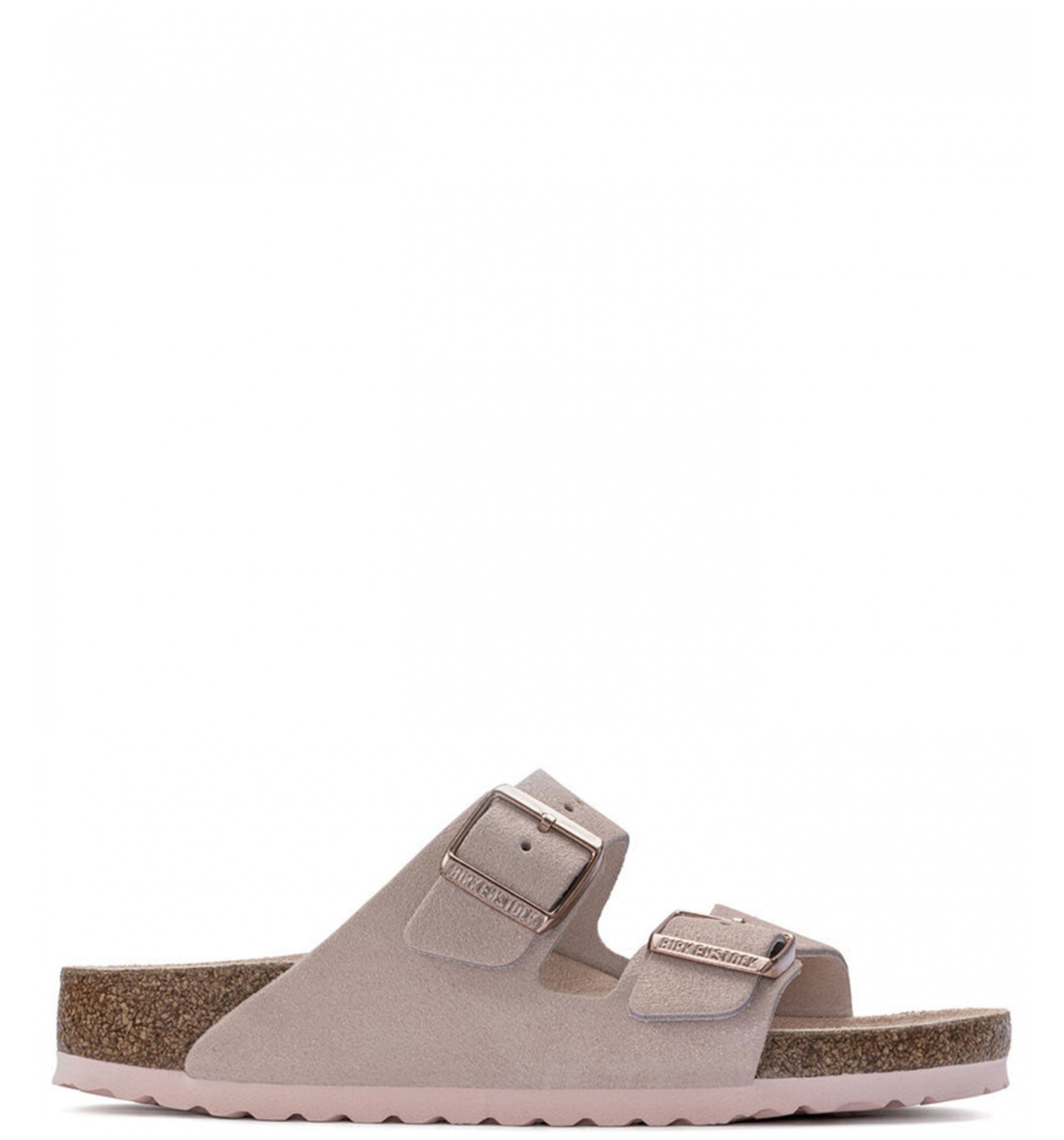 BIRKENSTOCKArizona Shimmering Leather Womens Light Rose