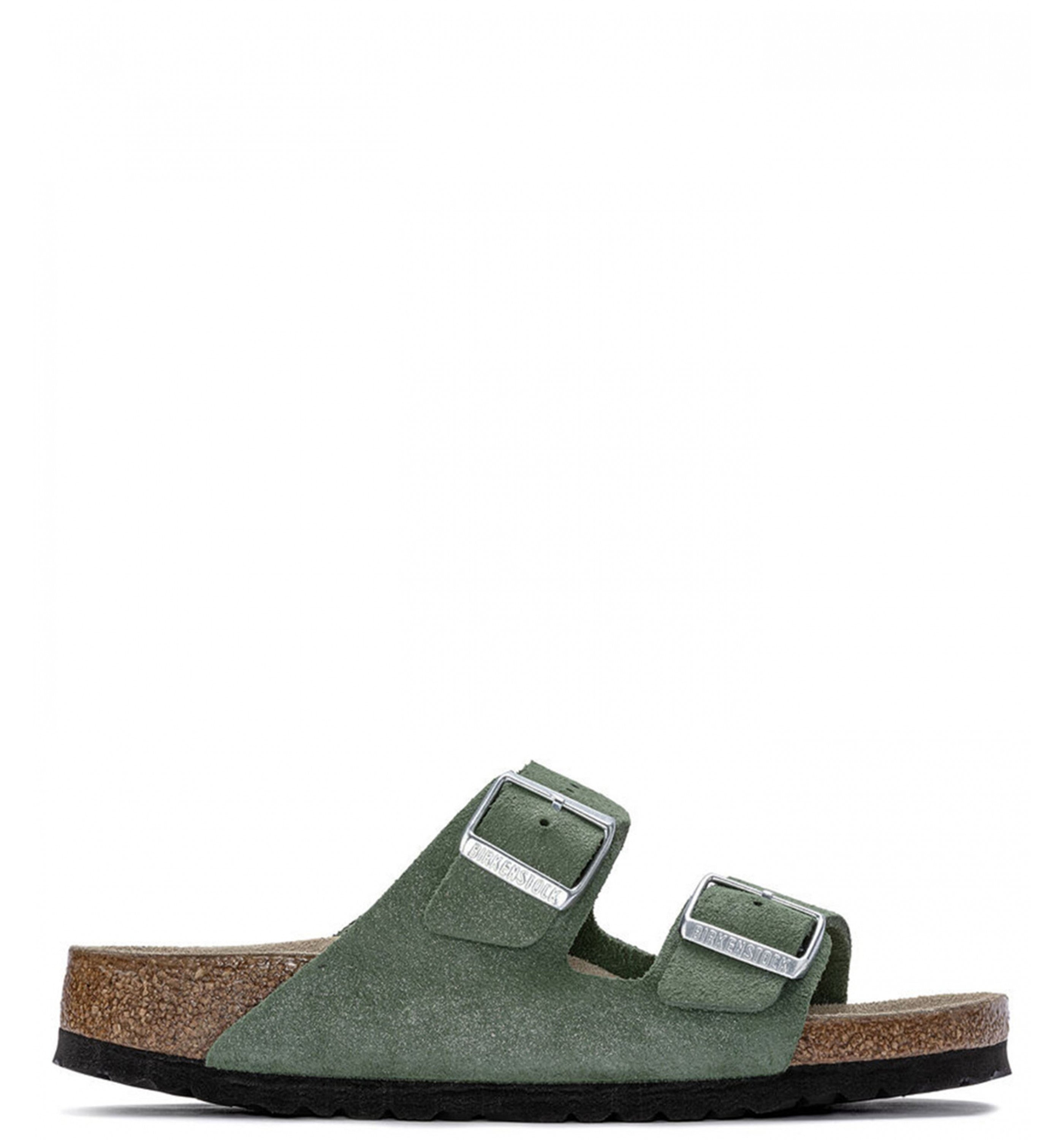 BIRKENSTOCKArizona Shimmering Leather Womens Thyme