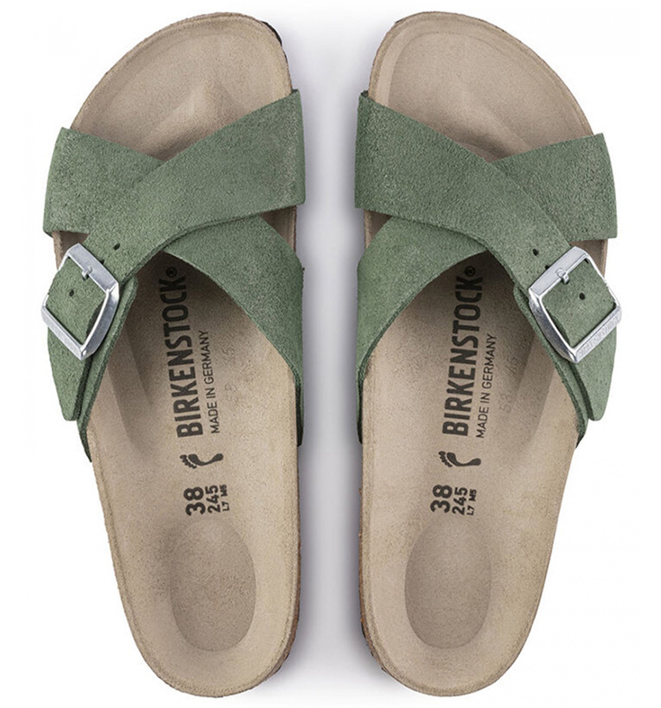 BIRKENSTOCKSiena Shimmering Leather Womens Thyme