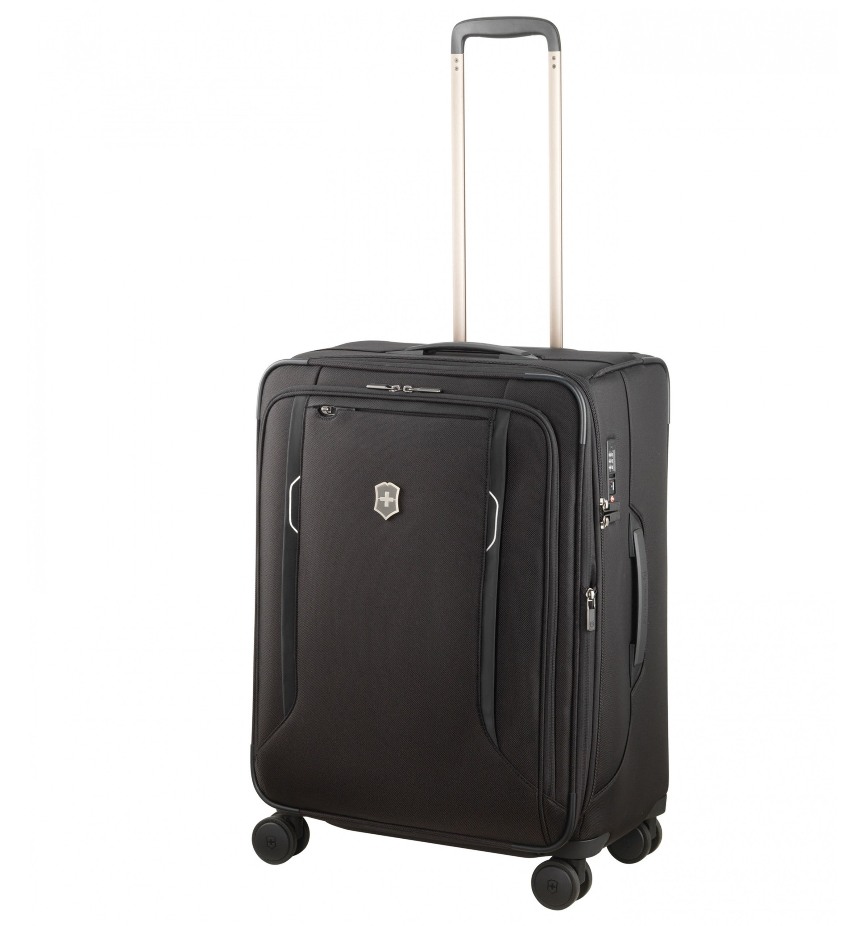 VICTORINOXWERKS TRAVELER 6.0 EXPANDABLE MEDIUM SOFTSIDE CASE BLACK 63 CM