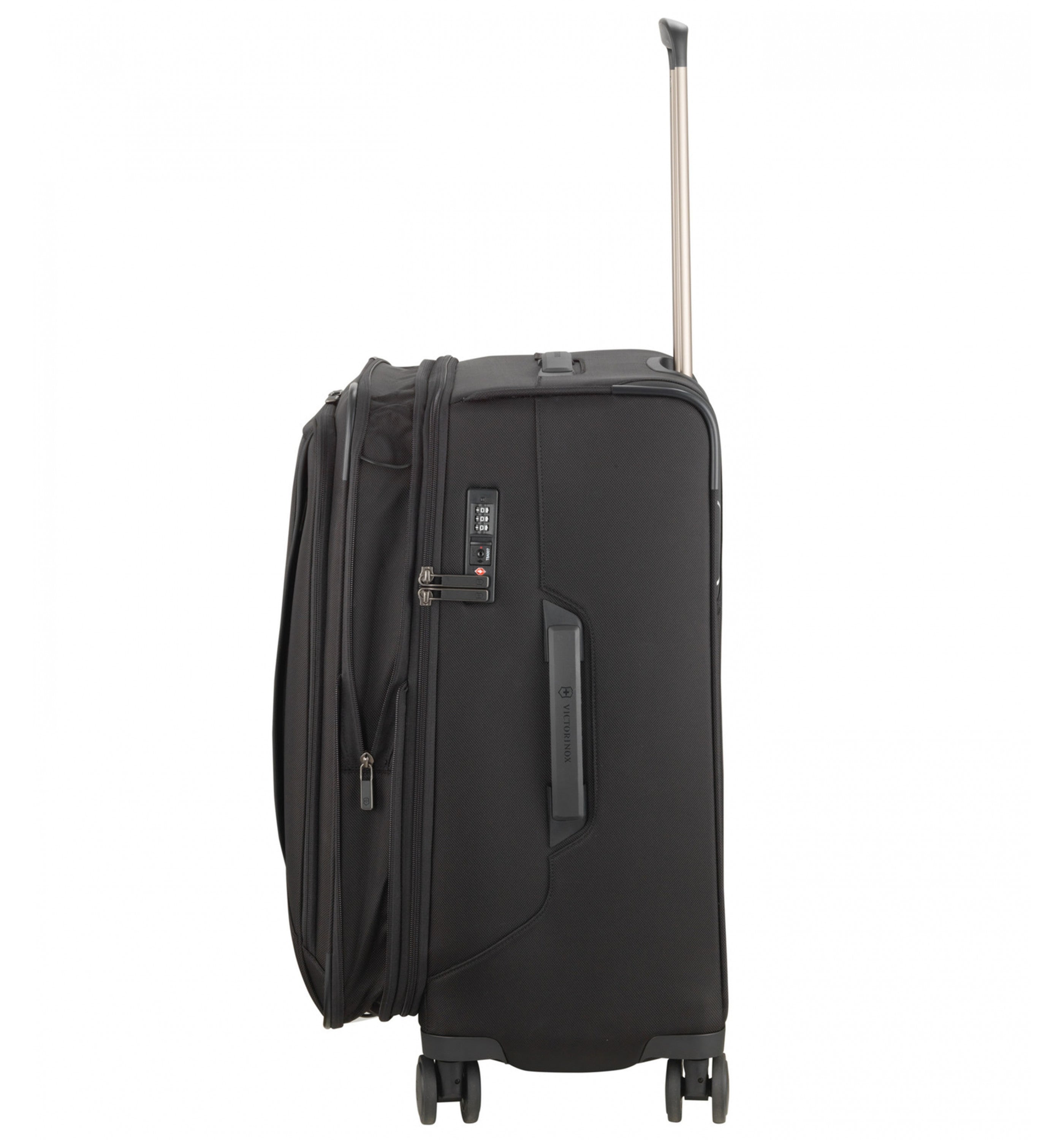 VICTORINOXWERKS TRAVELER 6.0 EXPANDABLE MEDIUM SOFTSIDE CASE BLACK 63 CM
