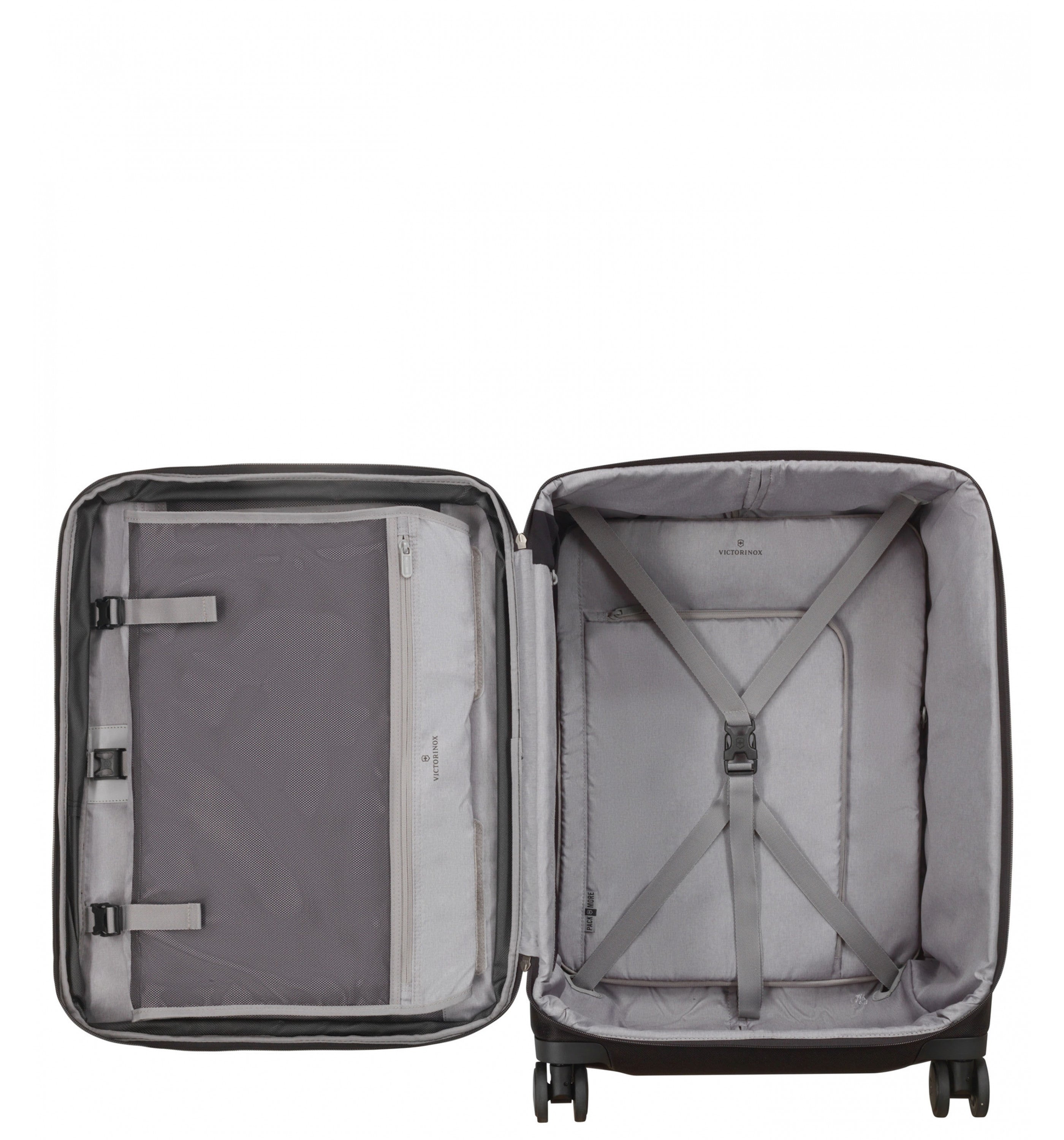 VICTORINOXWERKS TRAVELER 6.0 EXPANDABLE MEDIUM SOFTSIDE CASE BLACK 63 CM
