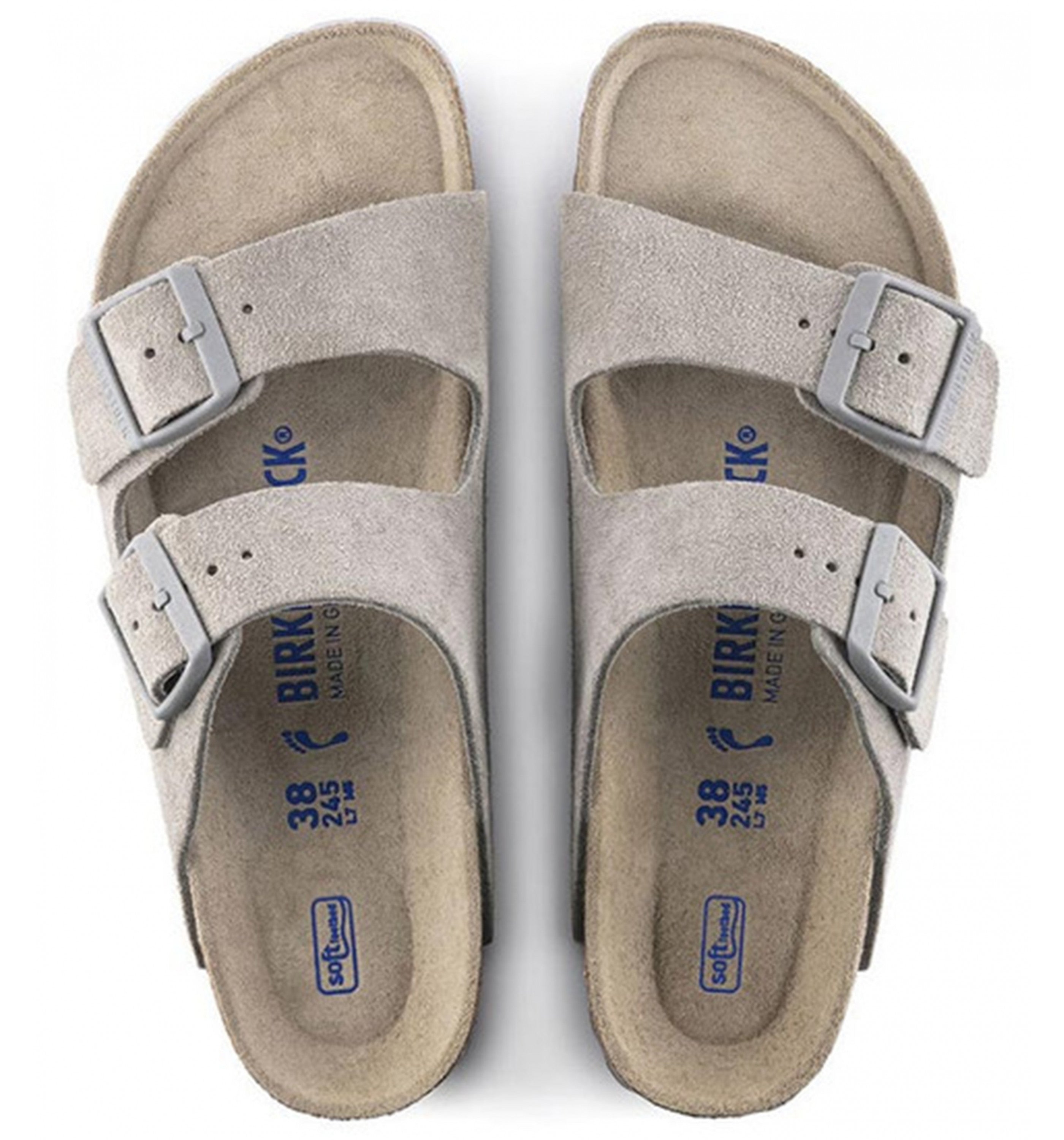BIRKENSTOCKArizona Sfb Soft Suede&Nubuck (Darkland) Womens